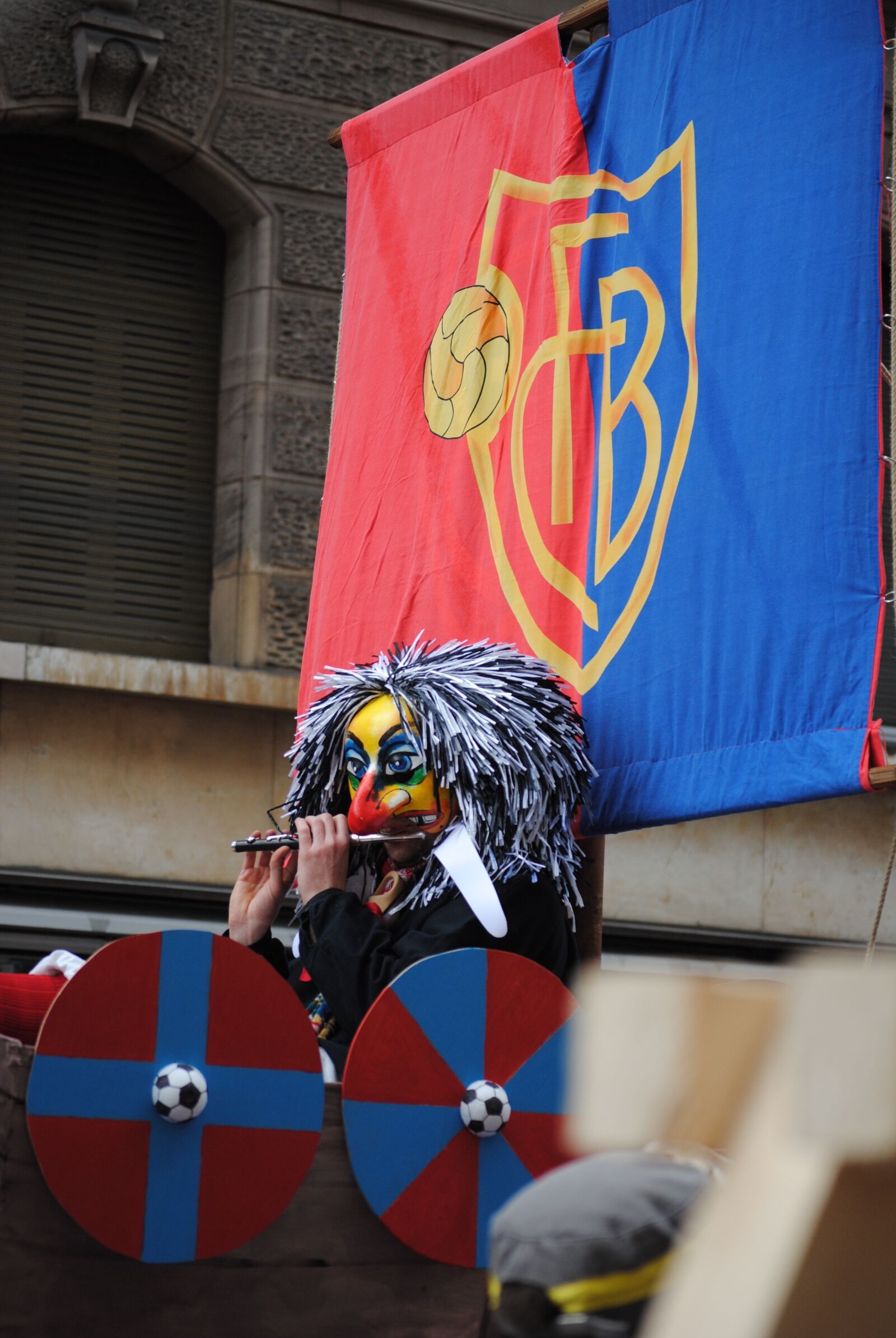 Nikon D3000 sample photo. Basler fasnacht, mask, waggis photography