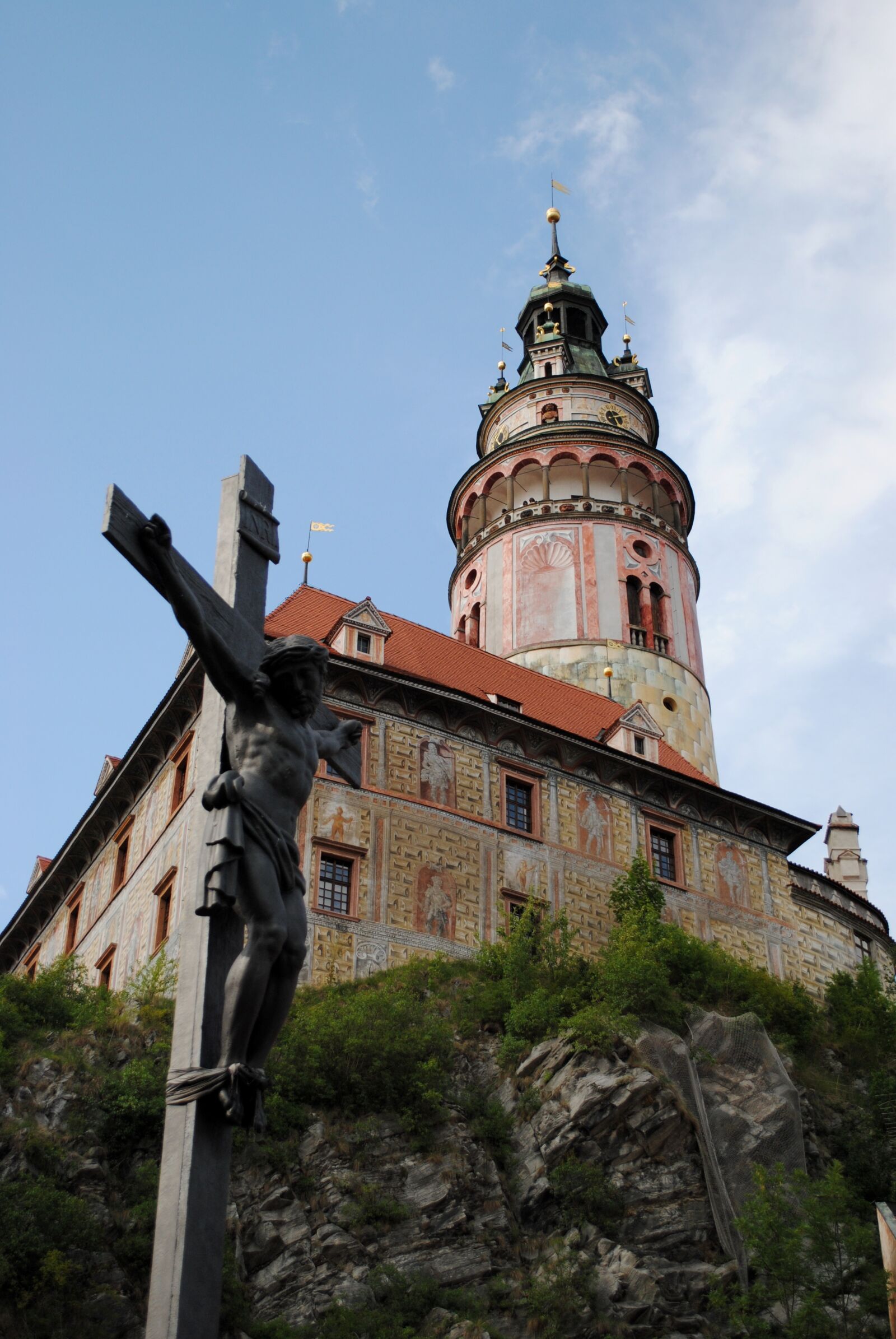 Nikon D3000 sample photo. Czech krumlov, castle, the photography