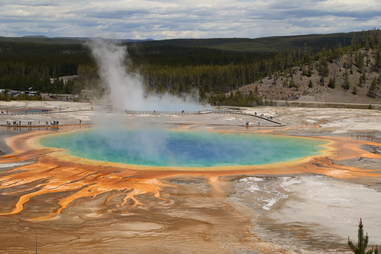 Canon EOS 6D + Canon EF 24-105mm F4L IS USM sample photo. Grand prismatic, views, the photography
