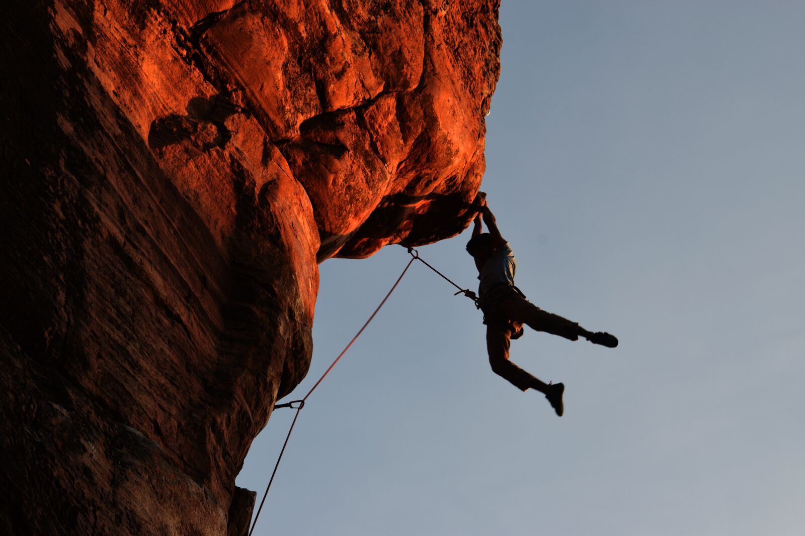 Nikon D3300 sample photo. Climbing, rock climbing, overhang photography