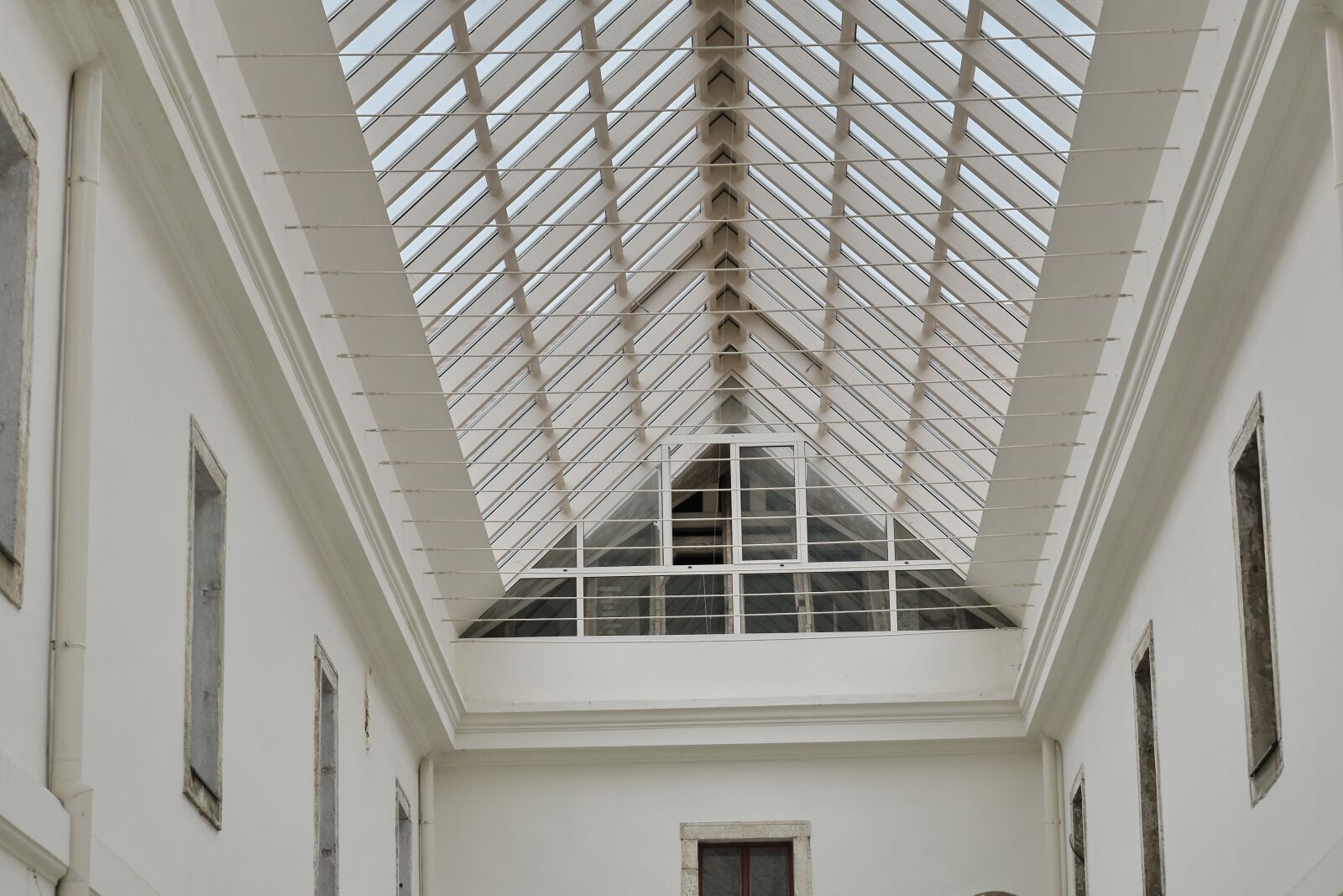 Nikon D5500 sample photo. Atrium, indoors, framework, window photography
