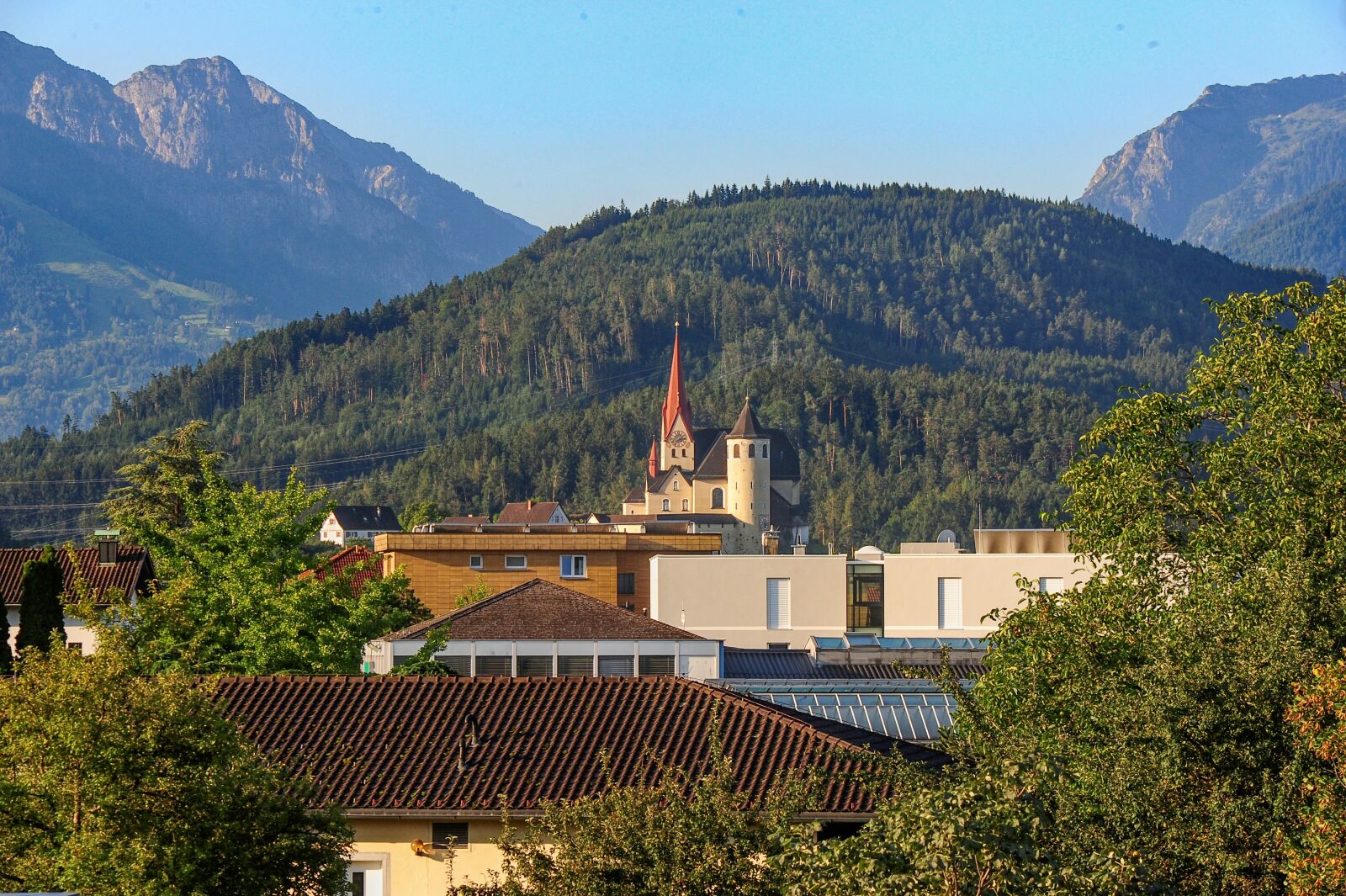 Nikon D700 sample photo. Landscape, forest, church photography