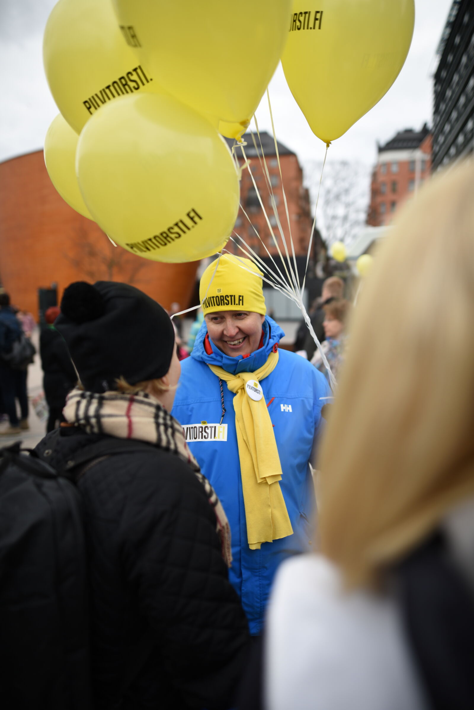Nikon D810 sample photo. Candidate with balloons photography