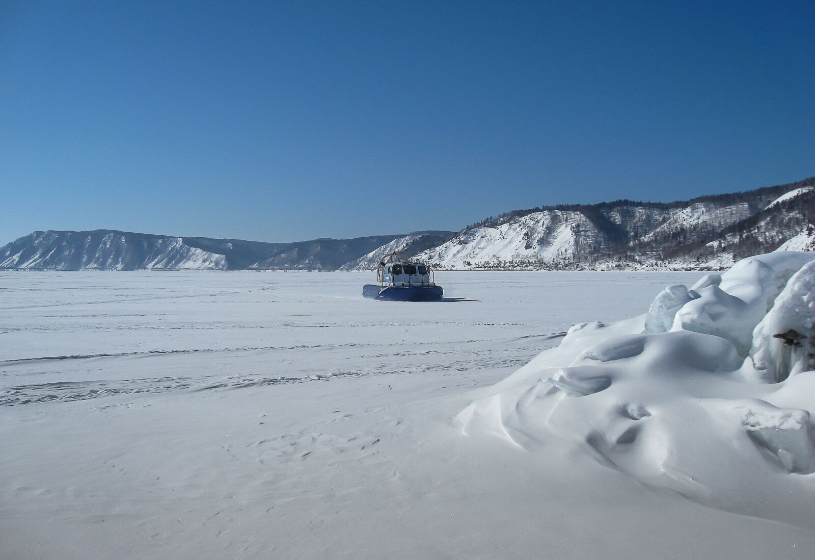 Canon DIGITAL IXUS 950 IS sample photo. Irkutsk, lake baikal, frozen photography