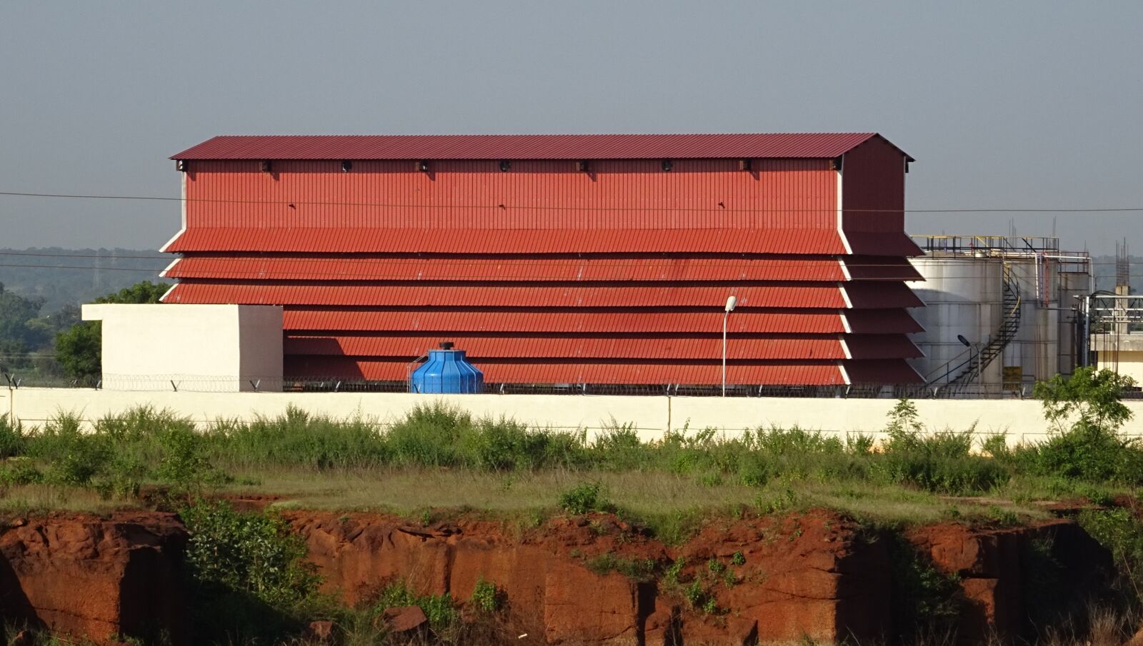 Sony DSC-HX60V sample photo. Factory, shed, industrial photography