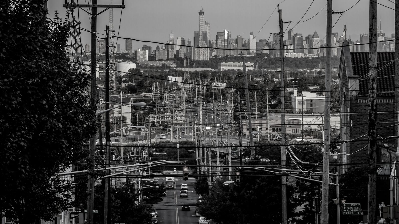 Canon EOS 7D sample photo. City, road, cables photography