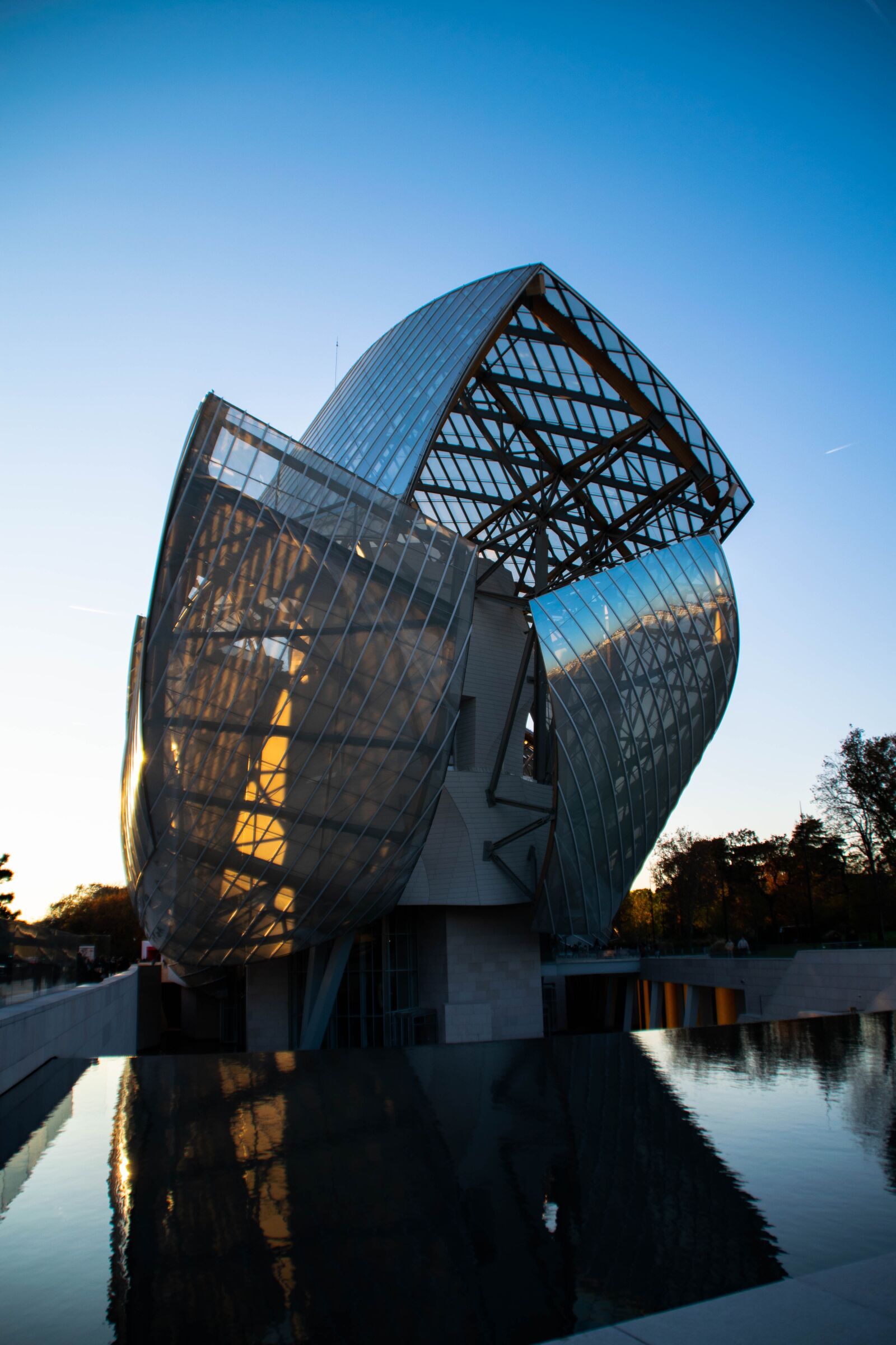 Nikon D5300 sample photo. Foundation, paris, gehry photography