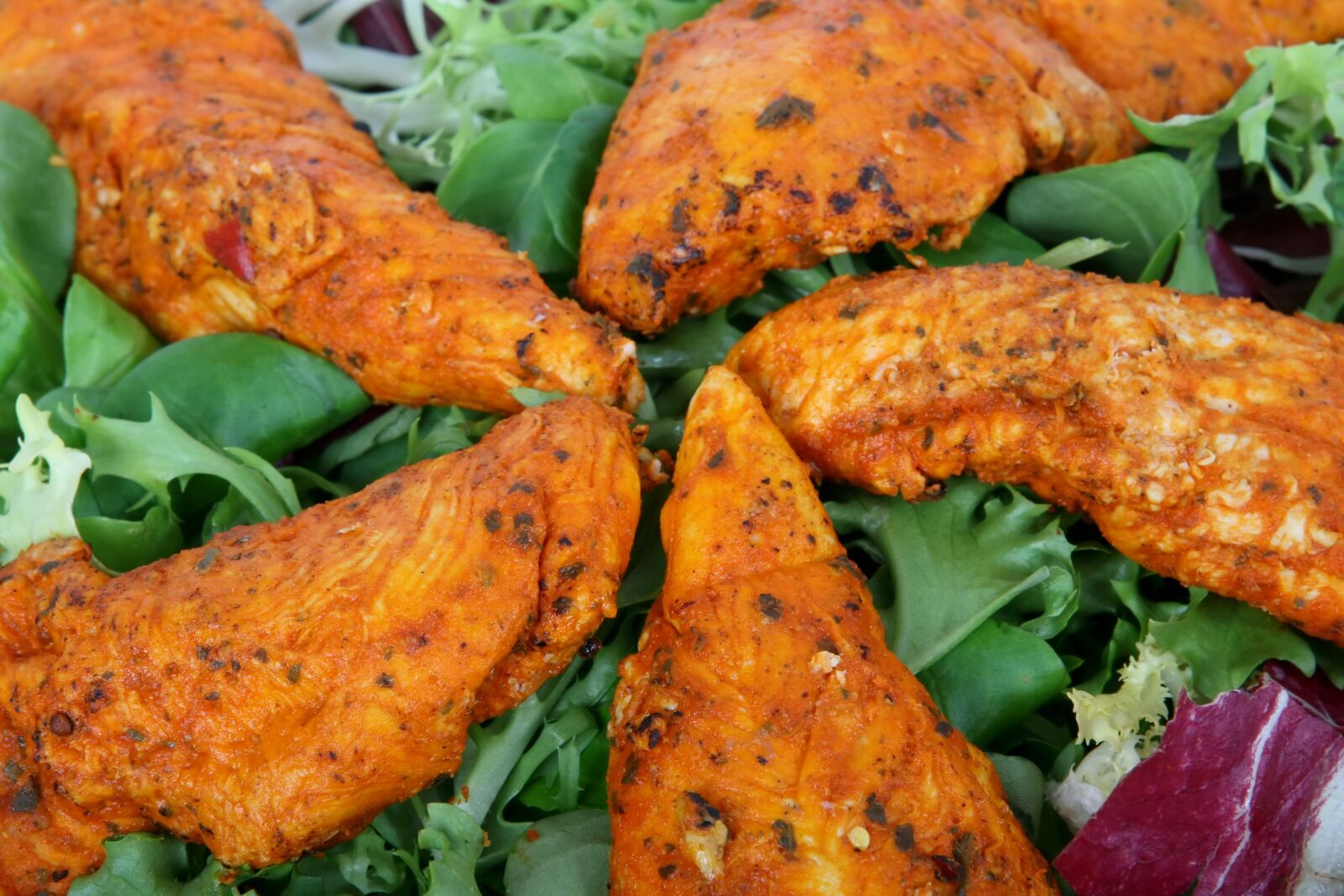 Canon EOS 30D sample photo. Appetite, catering, chicken salad photography