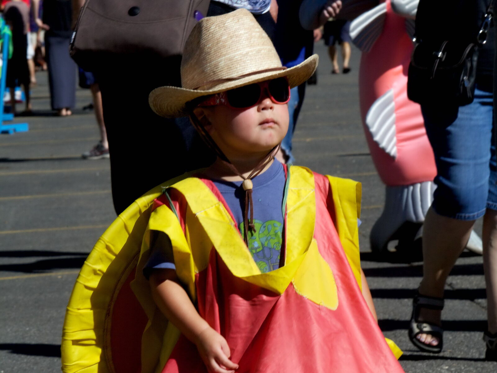 Canon EOS 5D Mark II sample photo. Young boy, costume, parade photography