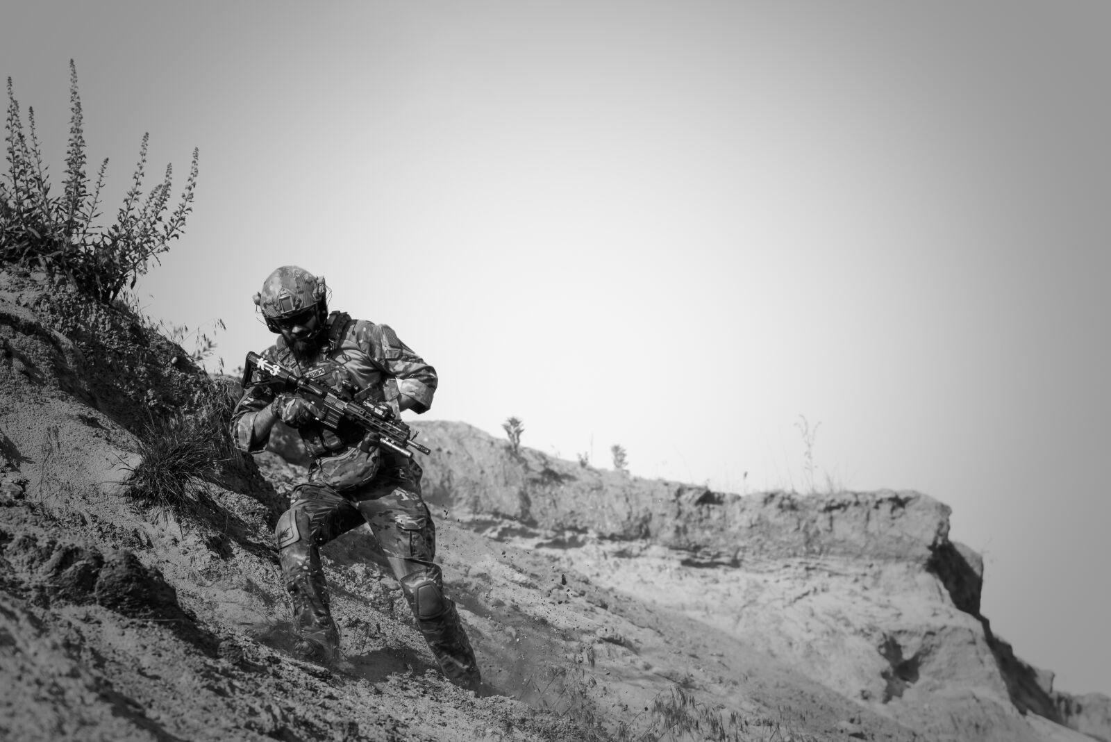 Nikon D600 sample photo. War, desert, guns photography