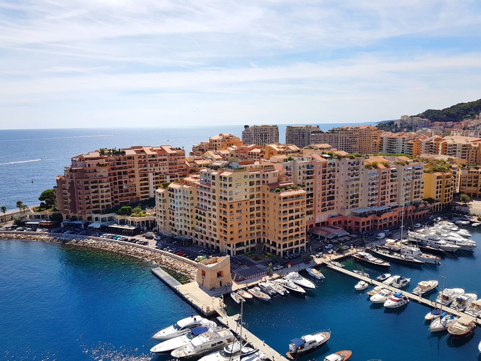 Samsung Galaxy S7 Edge sample photo. Sea port, monaco, french photography