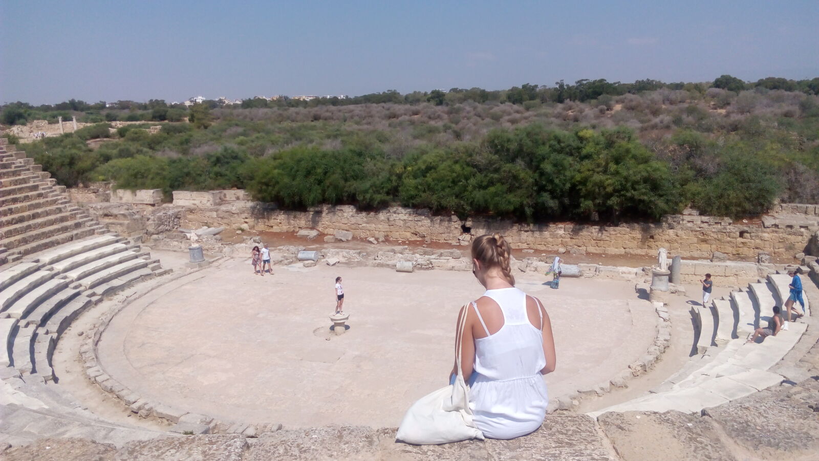 Lenovo P70-A sample photo. Amphitheatre, cyprus, dress, famagusta photography