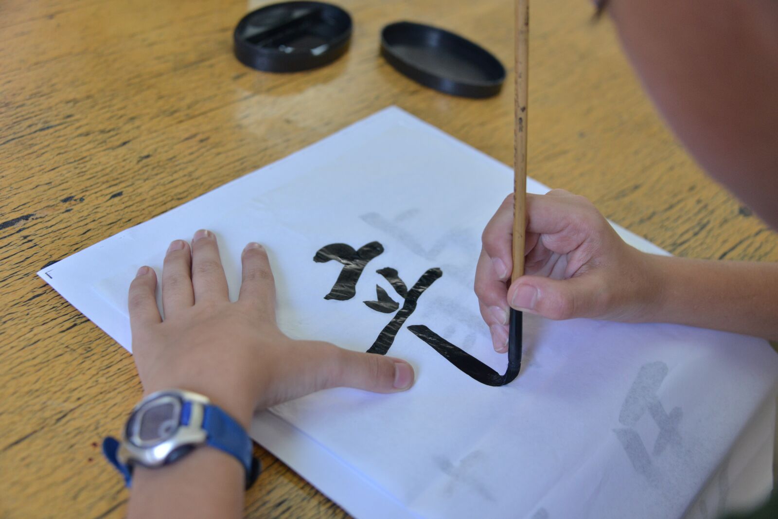 Nikon D800 sample photo. Write, brush handwriting, calligraphy photography