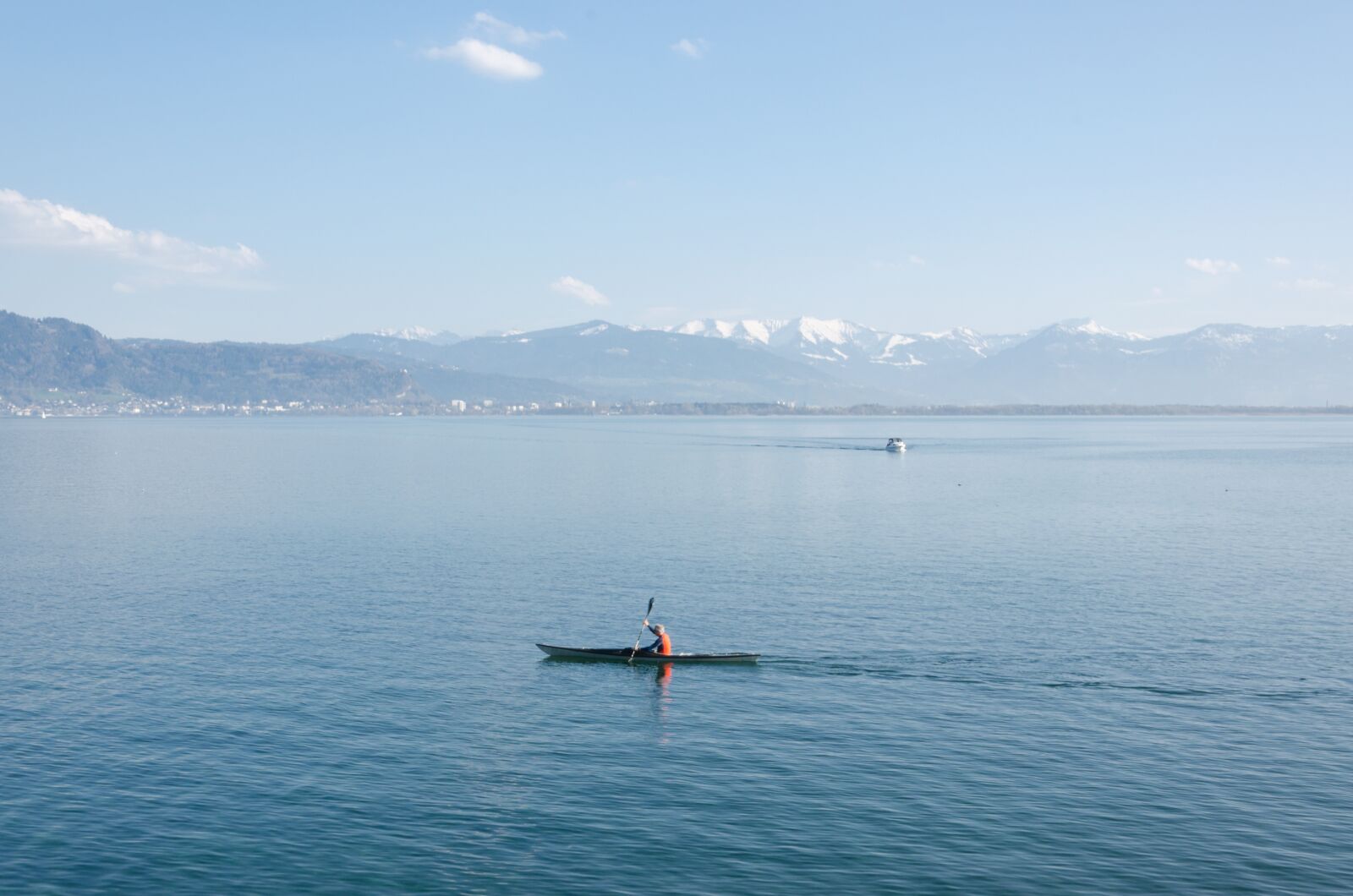 Nikon D5100 sample photo. Kayak, lake constance, lake photography