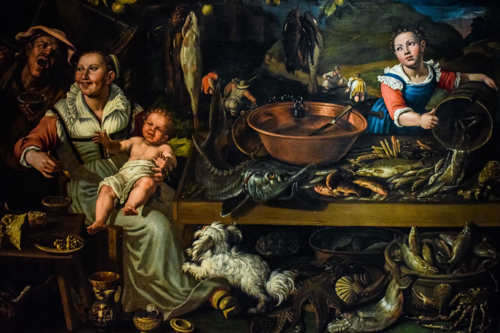 Nikon D3300 sample photo. Vincenzo campi, fishmongers, painting photography