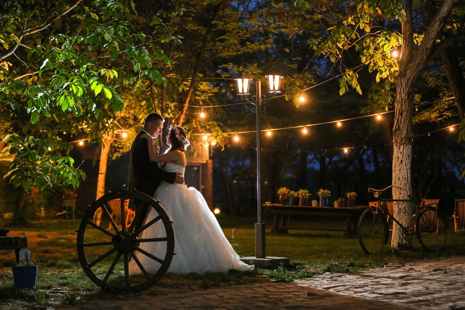 Canon EF 70-200mm F2.8L IS II USM sample photo. Bride, vintage, groom, village photography