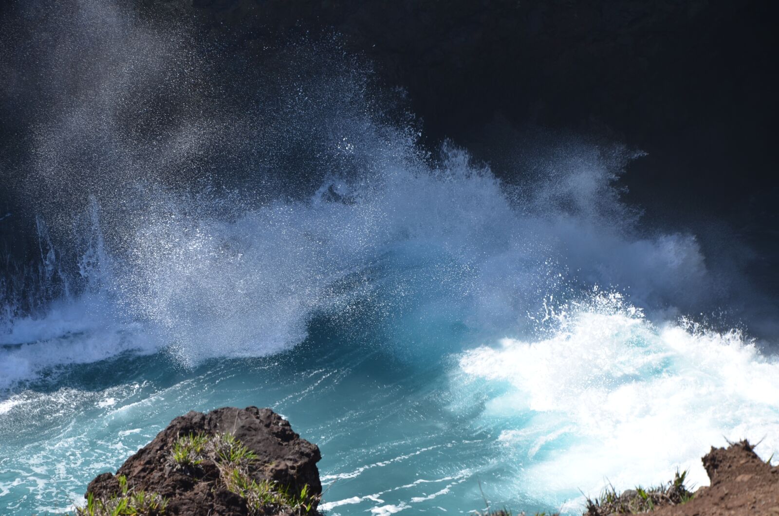 Nikon D7000 sample photo. Wave, turquoise, sea photography