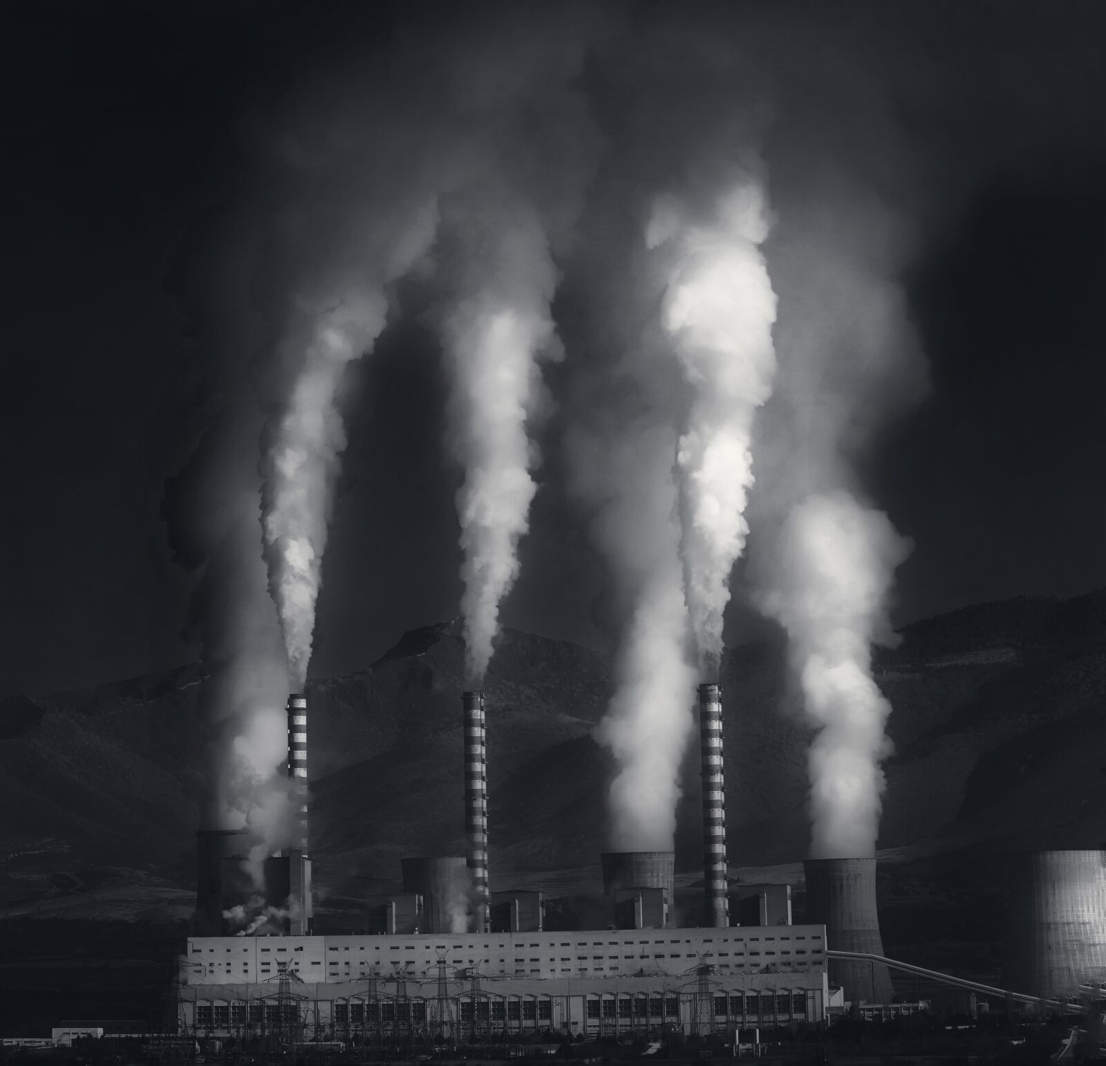 Nikon D7000 sample photo. Smoke, factory, pollution photography