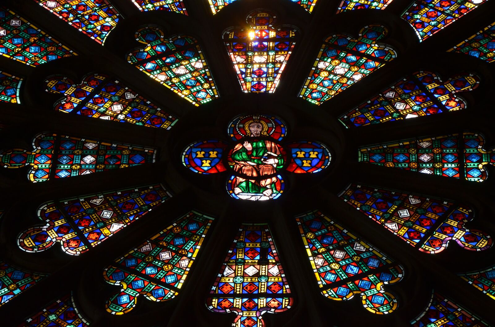 Nikon D7000 sample photo. Stained glass windows, cathedral photography