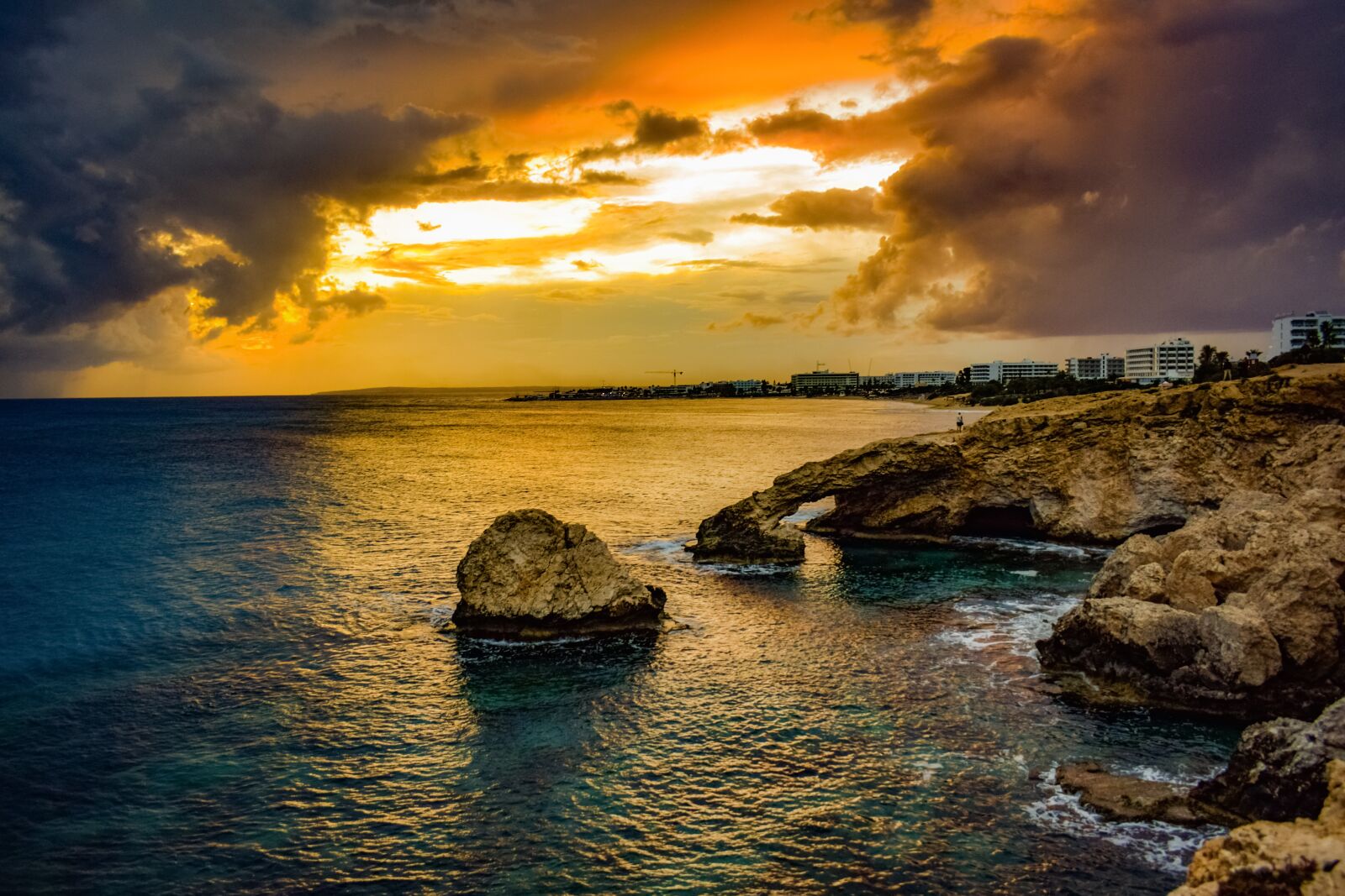 Nikon D3300 sample photo. Rocky coast, sunset, sea photography