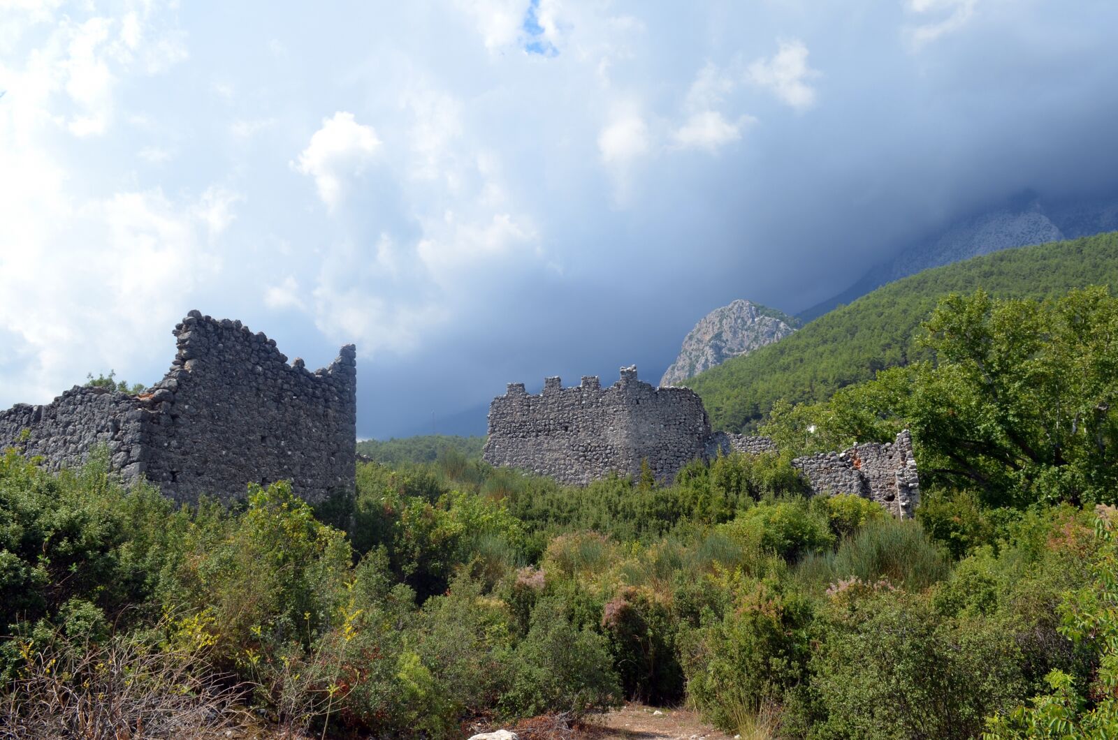 Nikon D5100 sample photo. Fortress, landscape, the ruins photography