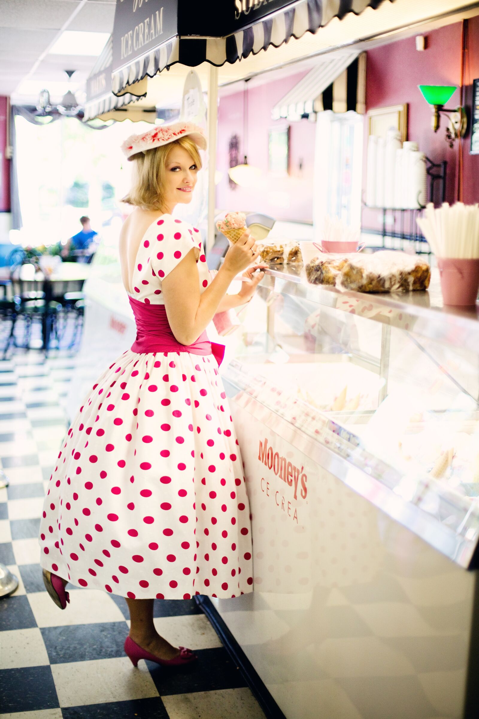 Canon EOS 5D Mark III sample photo. Vintage, polka, dot, dress photography