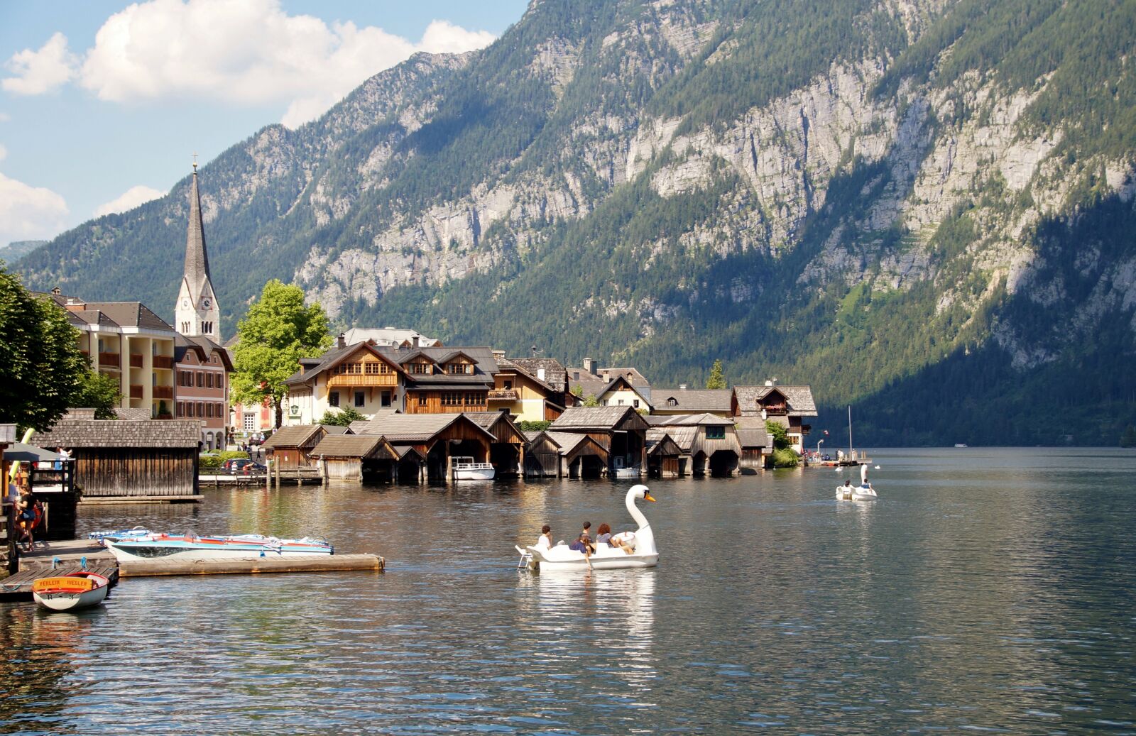 Sony SLT-A58 sample photo. Lake, hallstatt, historical photography