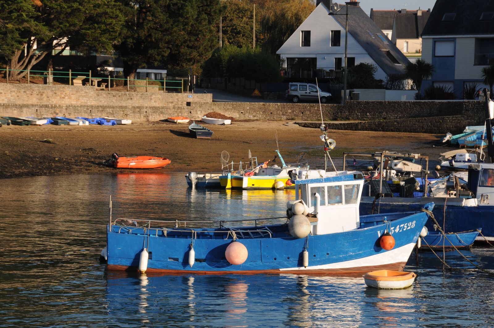 Nikon D300 sample photo. Boat, france, port photography