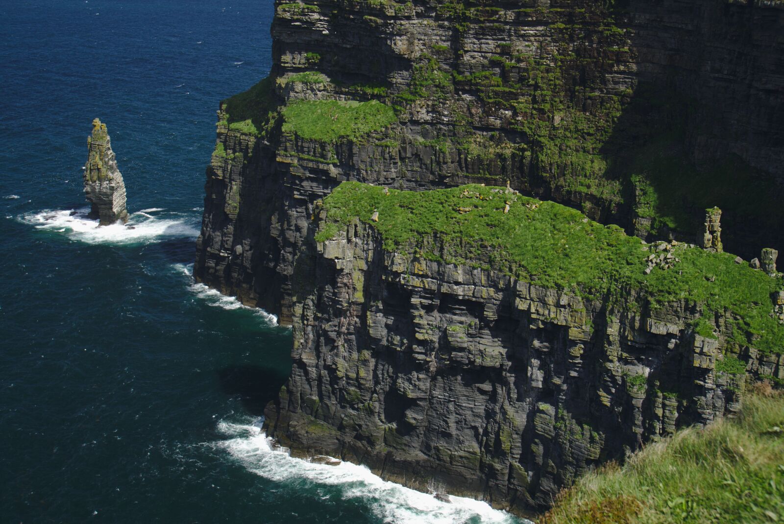 Sony a6000 sample photo. Moher, ireland, cliff photography