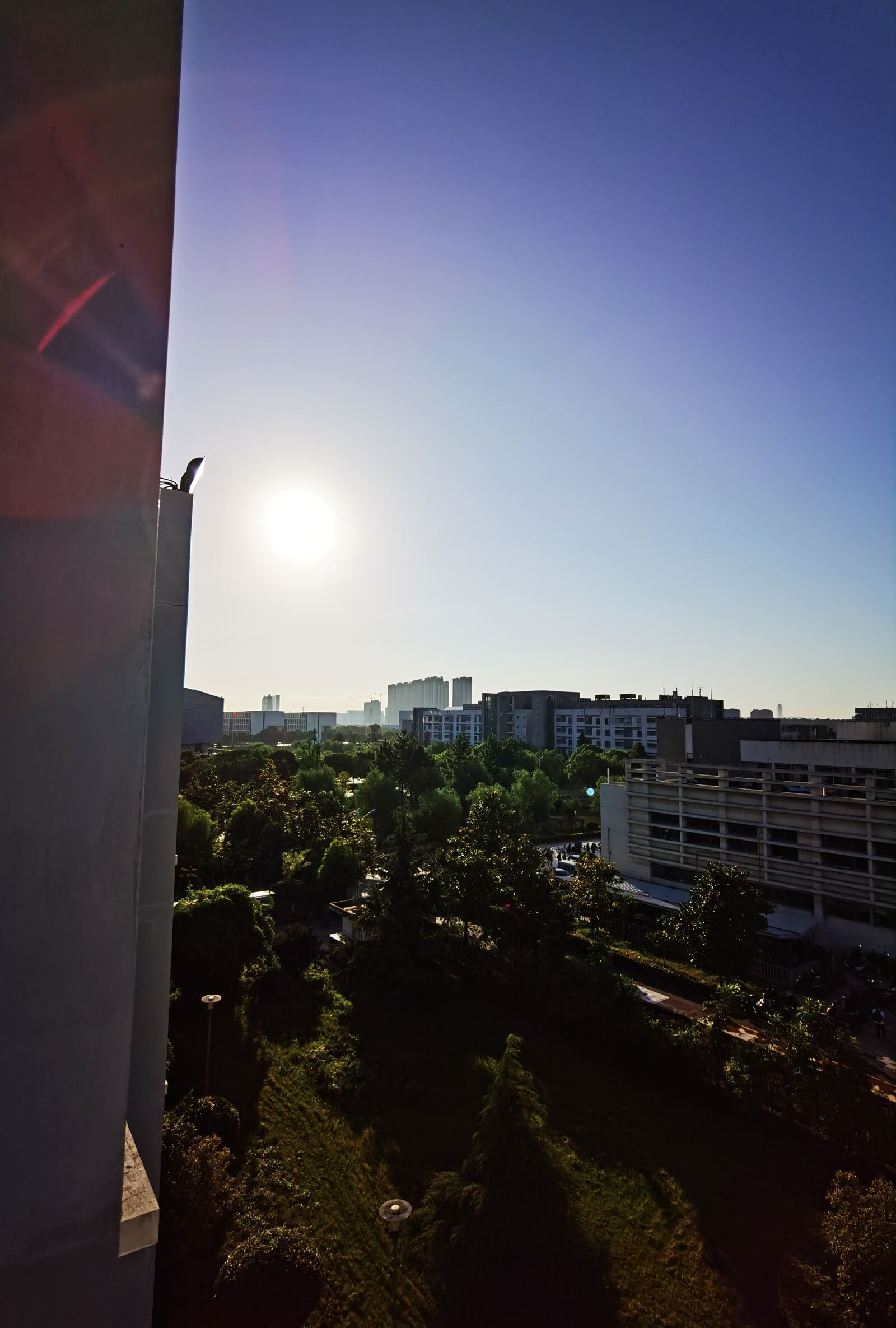 HUAWEI LIO-AN00 sample photo. Morning, sun, university photography