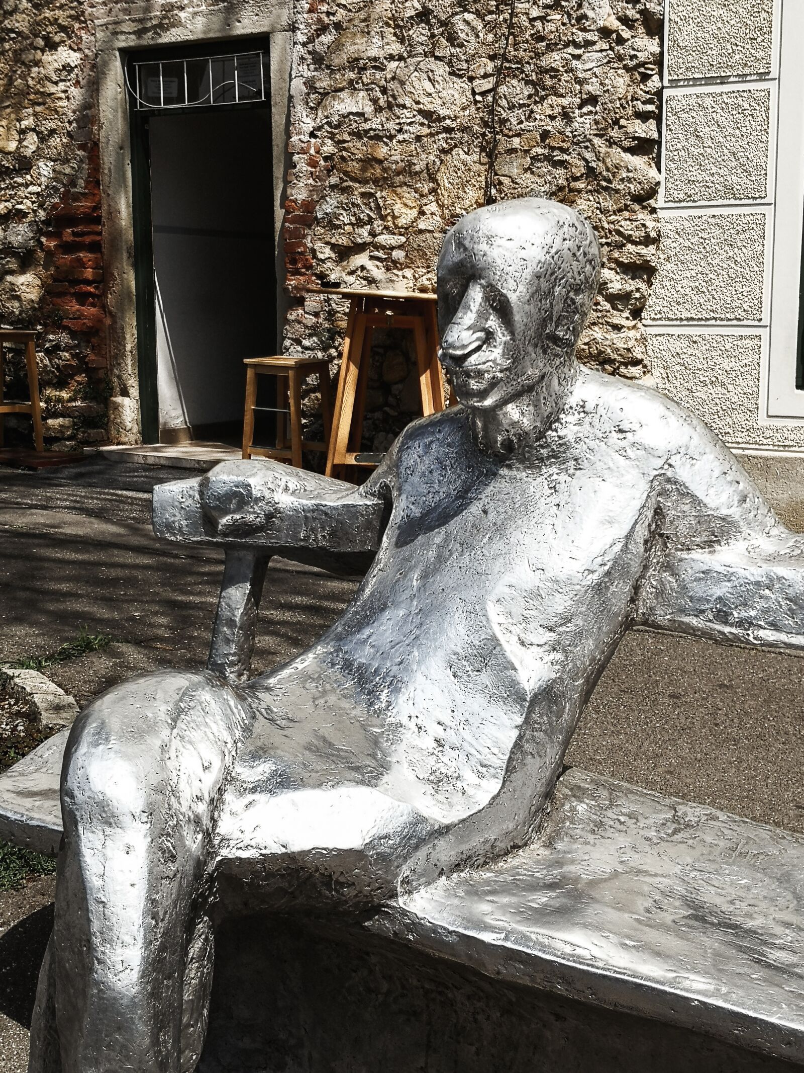 HUAWEI Mate 10 Pro sample photo. Zagreb, silver man, old photography