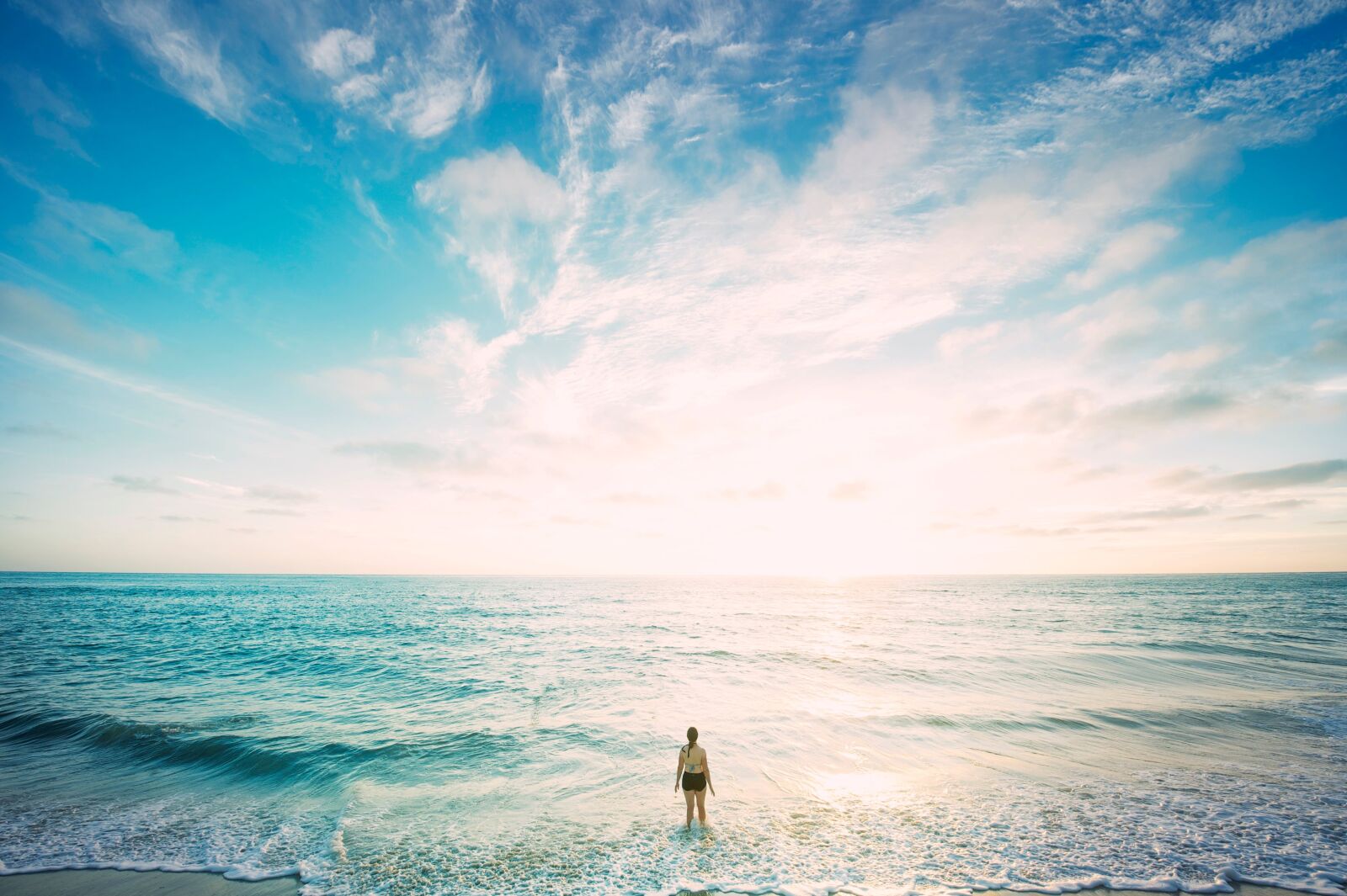 Nikon D4 sample photo. Beach, horizon, nature photography