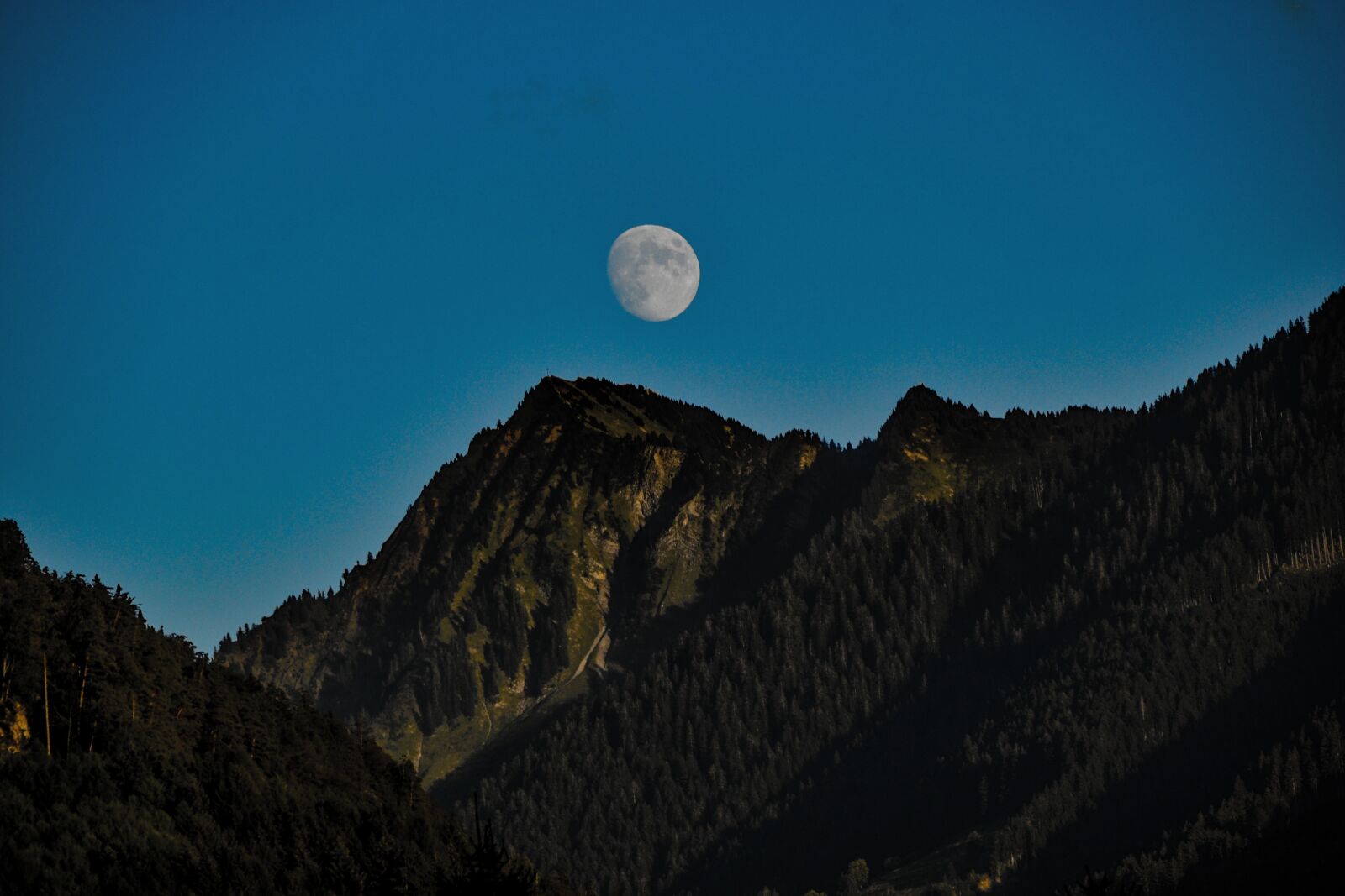 Nikon D3100 sample photo. Moon, twilight, atmosphere photography