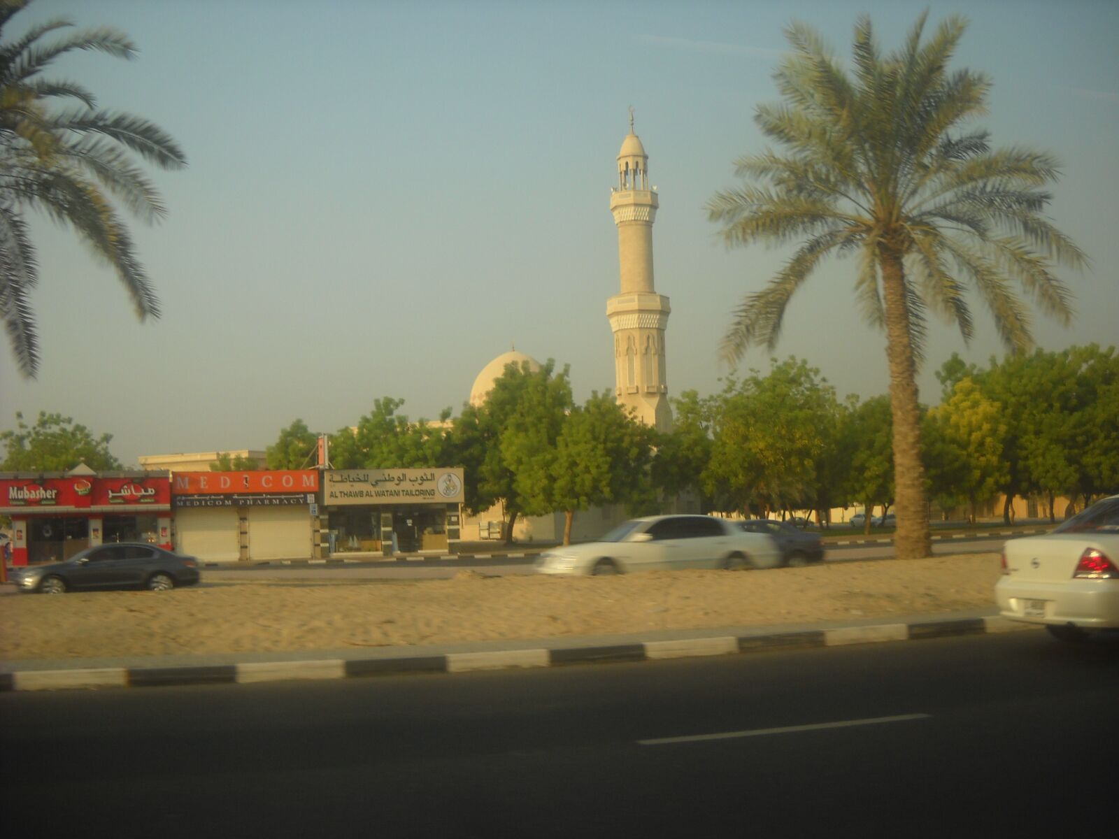 Nikon Coolpix L19 sample photo. Mosque, trees, muslims photography