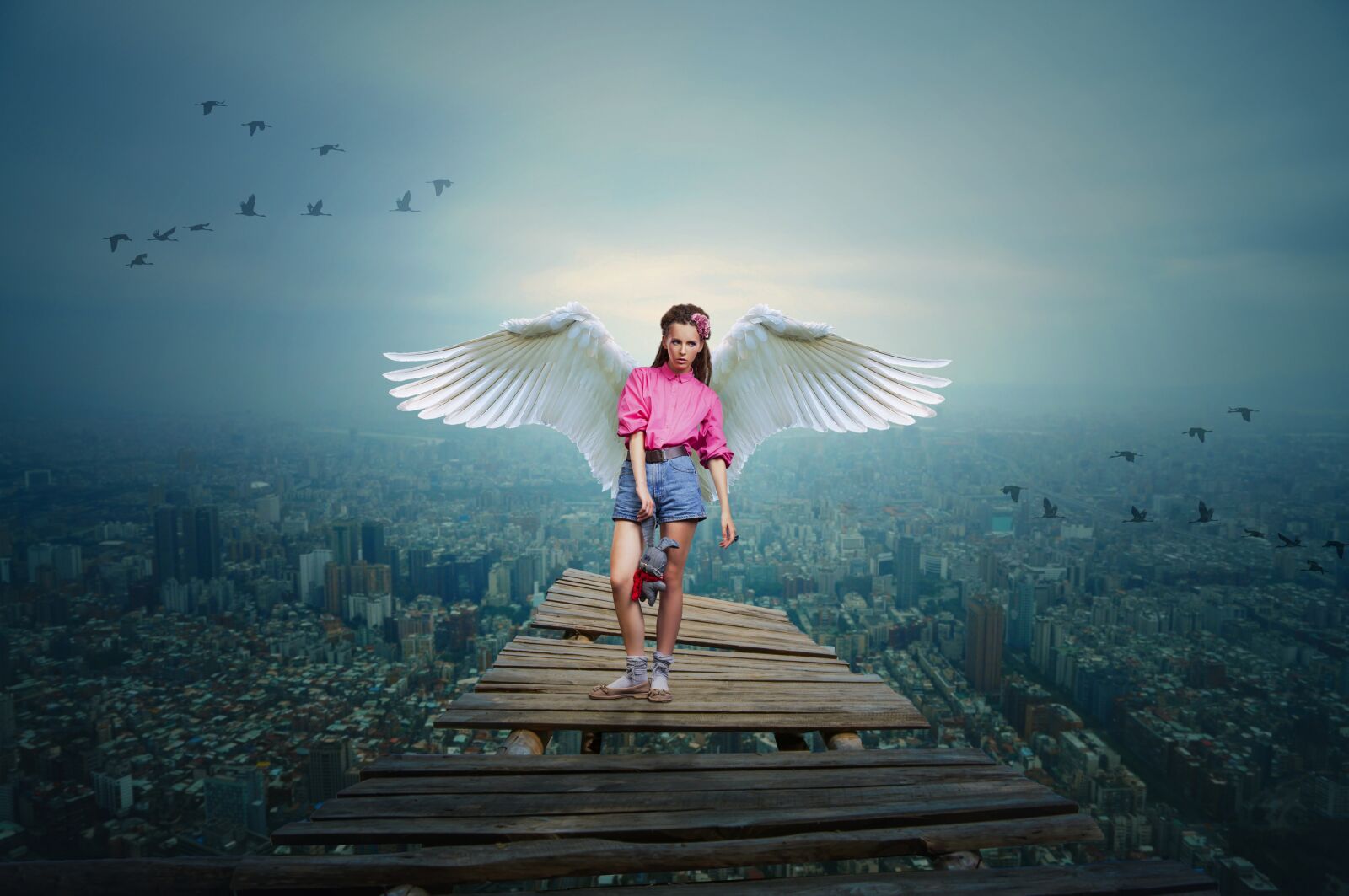 Nikon D300S sample photo. Flying, girl, fly photography