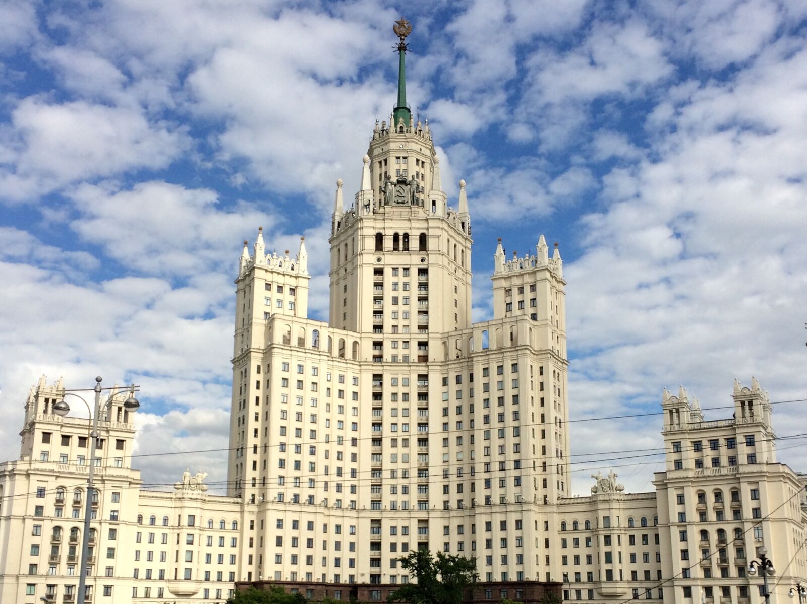 iPhone 5s back camera 4.15mm f/2.2 sample photo. Building, moscow, seven sisters photography