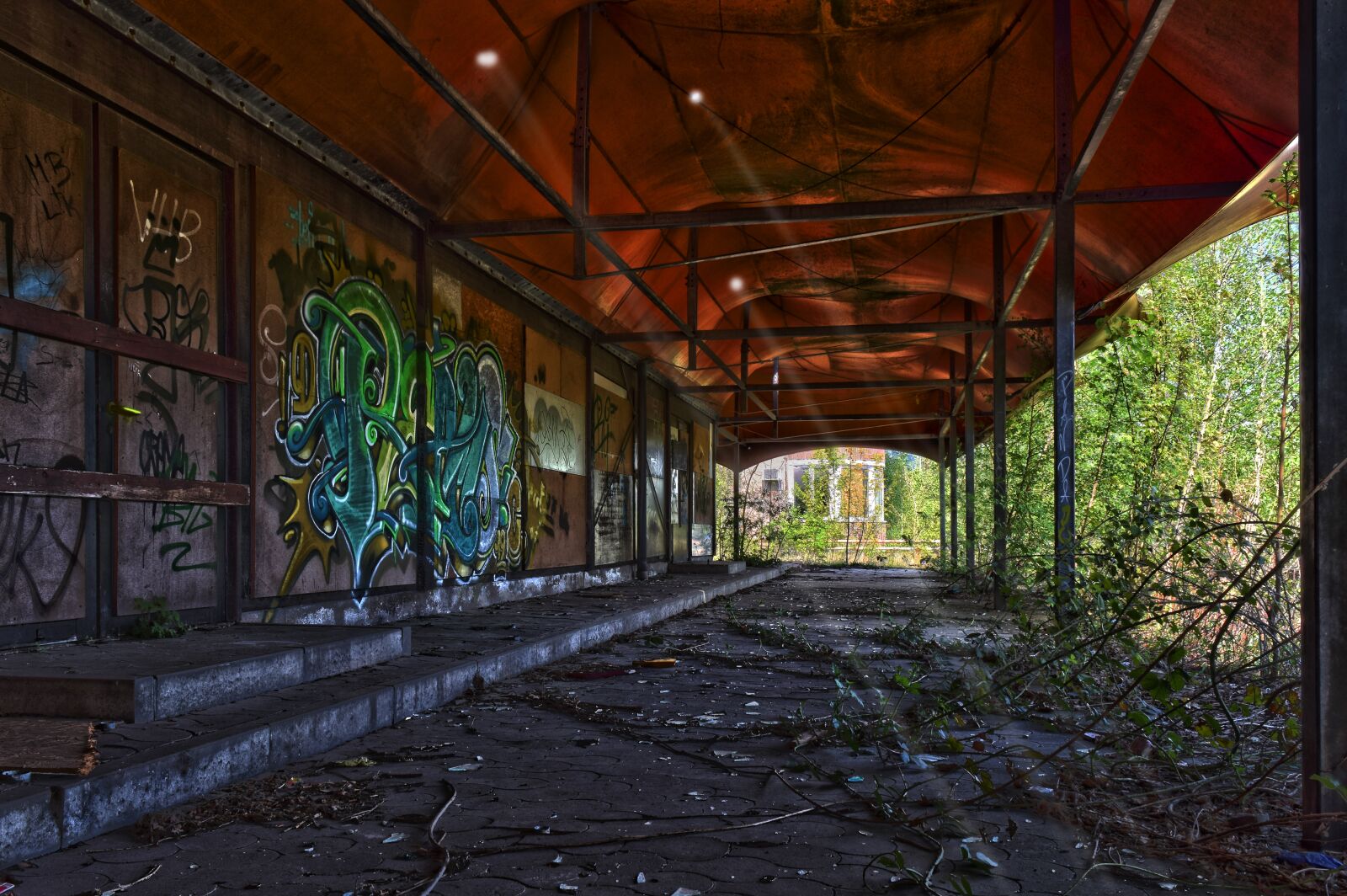Nikon D3300 sample photo. Lost places, tent, break photography