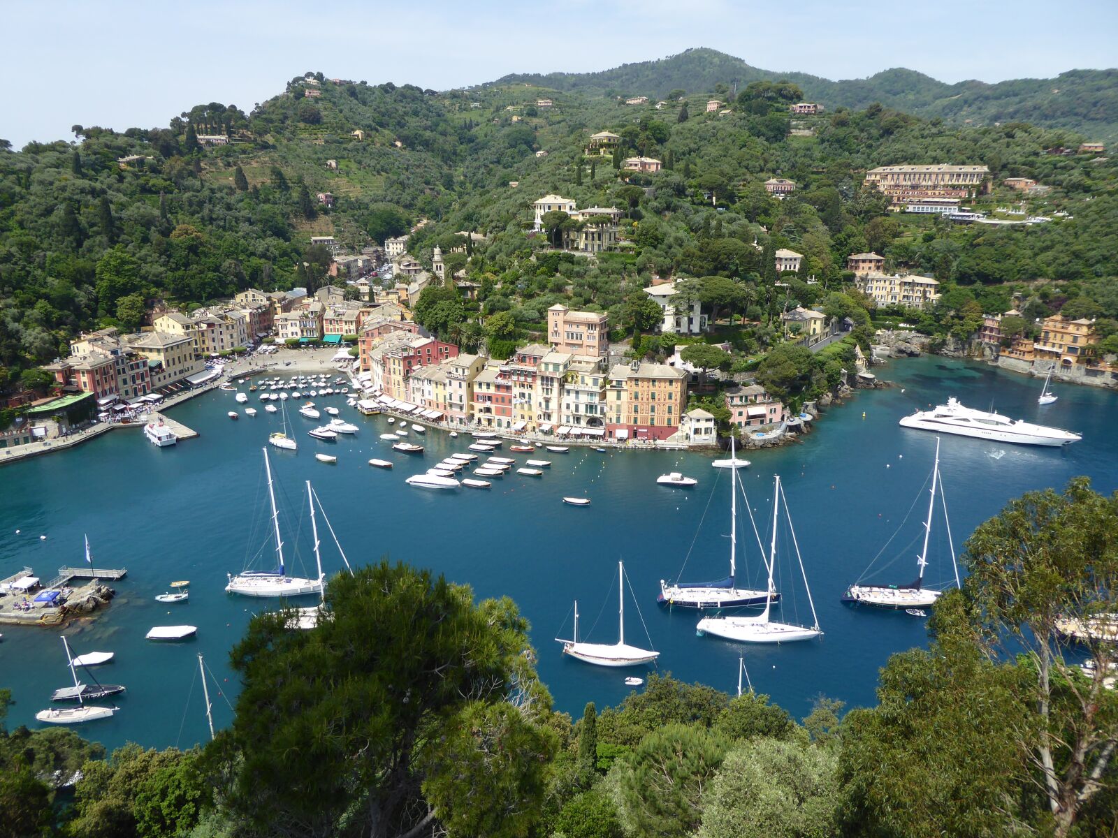 Panasonic DMC-TZ61 sample photo. Portofino, bay, sea photography