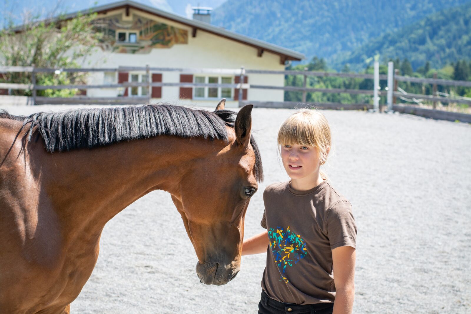 Nikon D7100 sample photo. Child, girl, horse photography