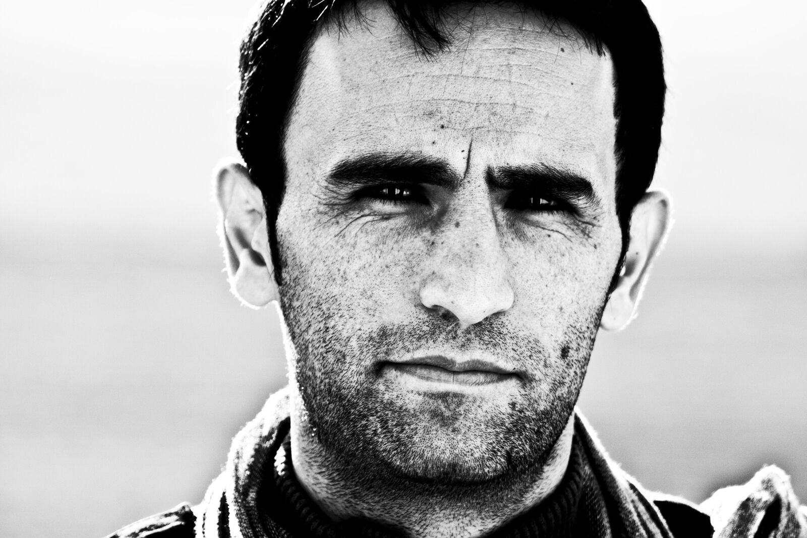 Canon EOS 500D (EOS Rebel T1i / EOS Kiss X3) sample photo. Portrait, black and white photography