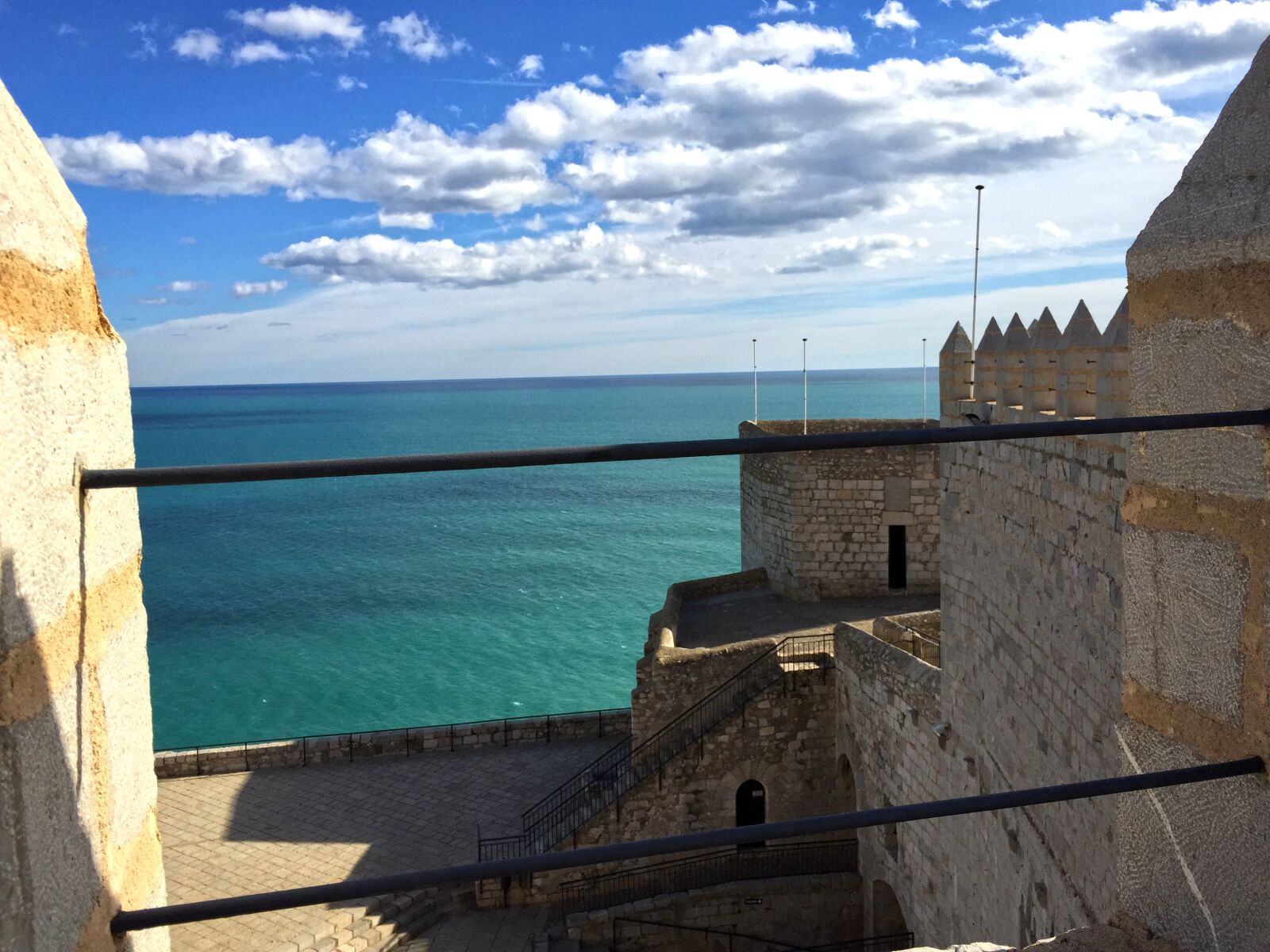 Apple iPhone 6 sample photo. Sea, castle, courtyard castle photography