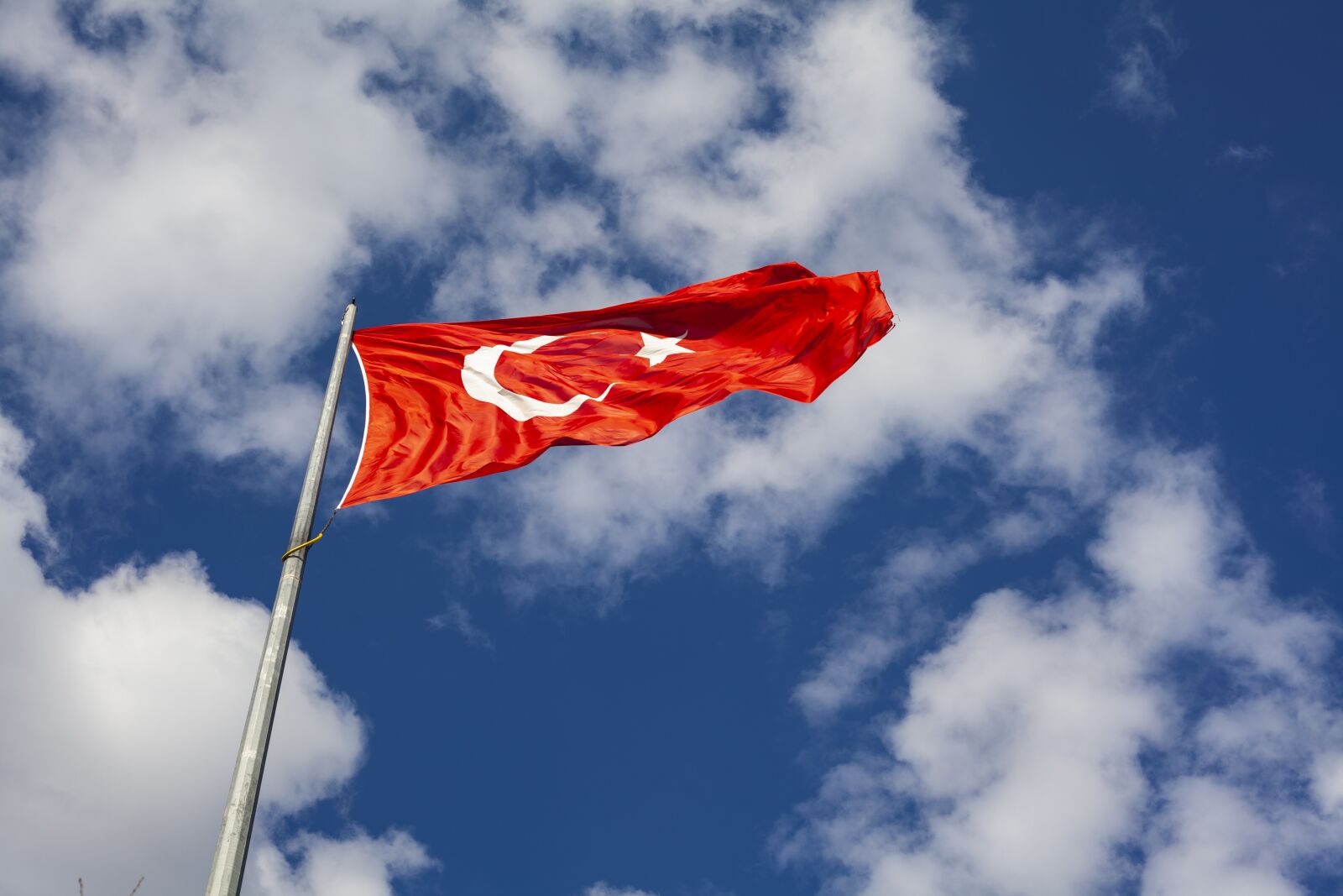 Canon EOS 5D Mark II sample photo. Flag, red, white photography