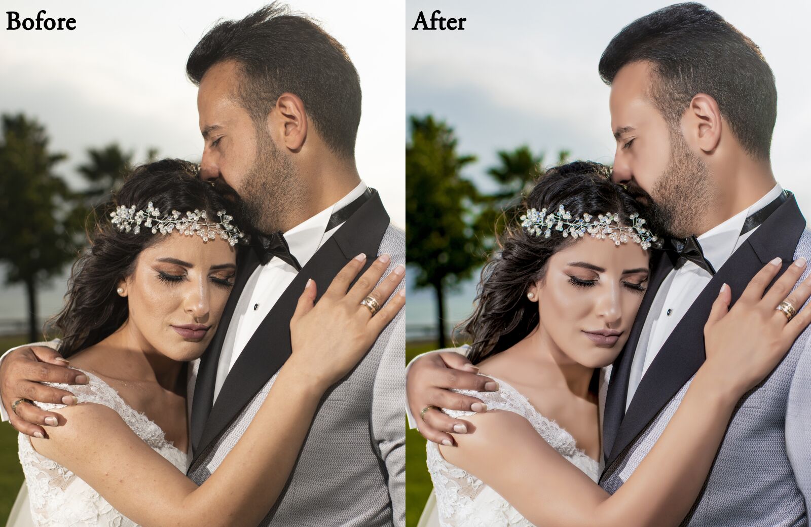 Nikon D810 sample photo. High skin retouching, wedding photography