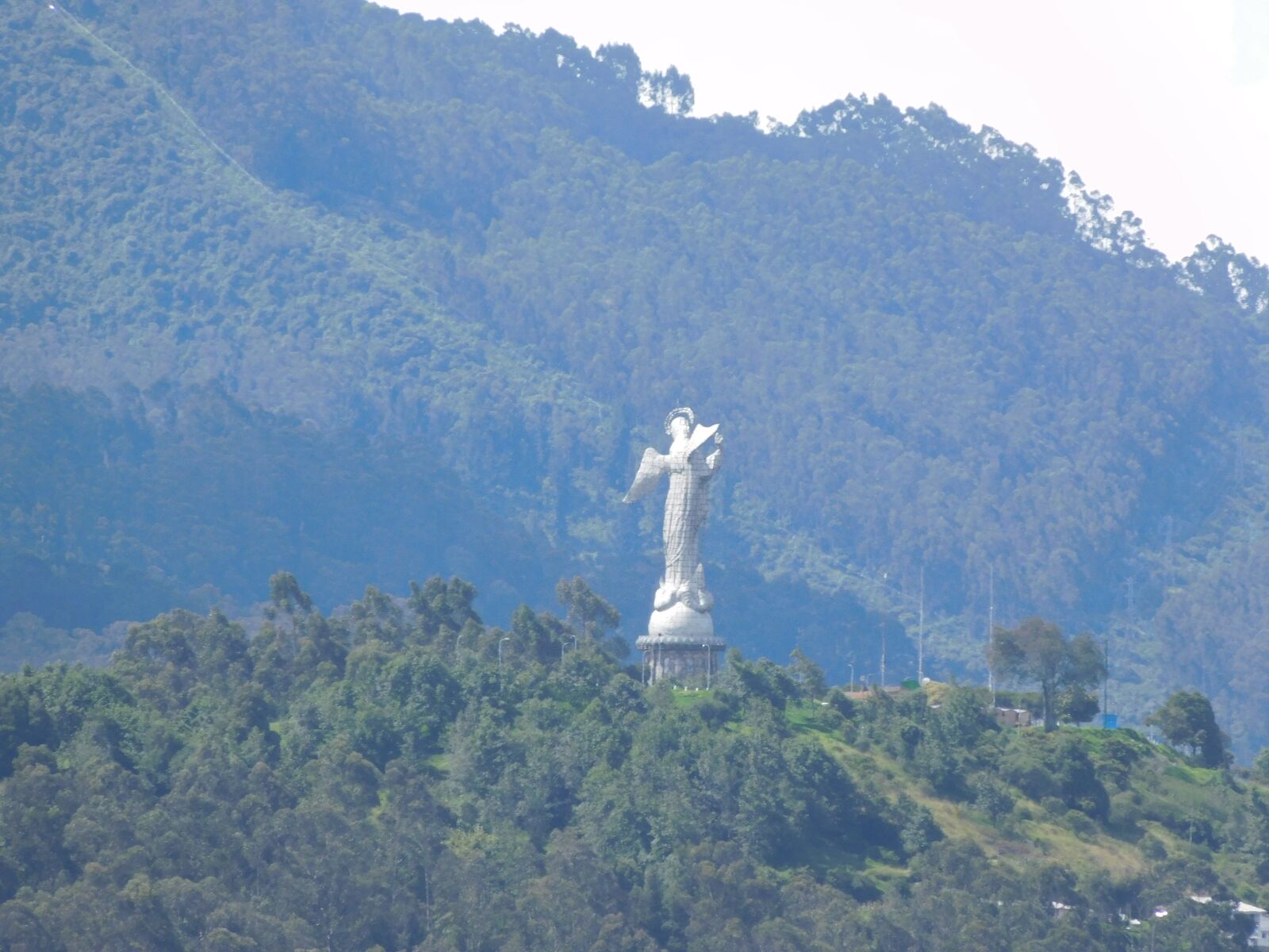 Nikon Coolpix L840 sample photo. History, el panecillo, quito photography
