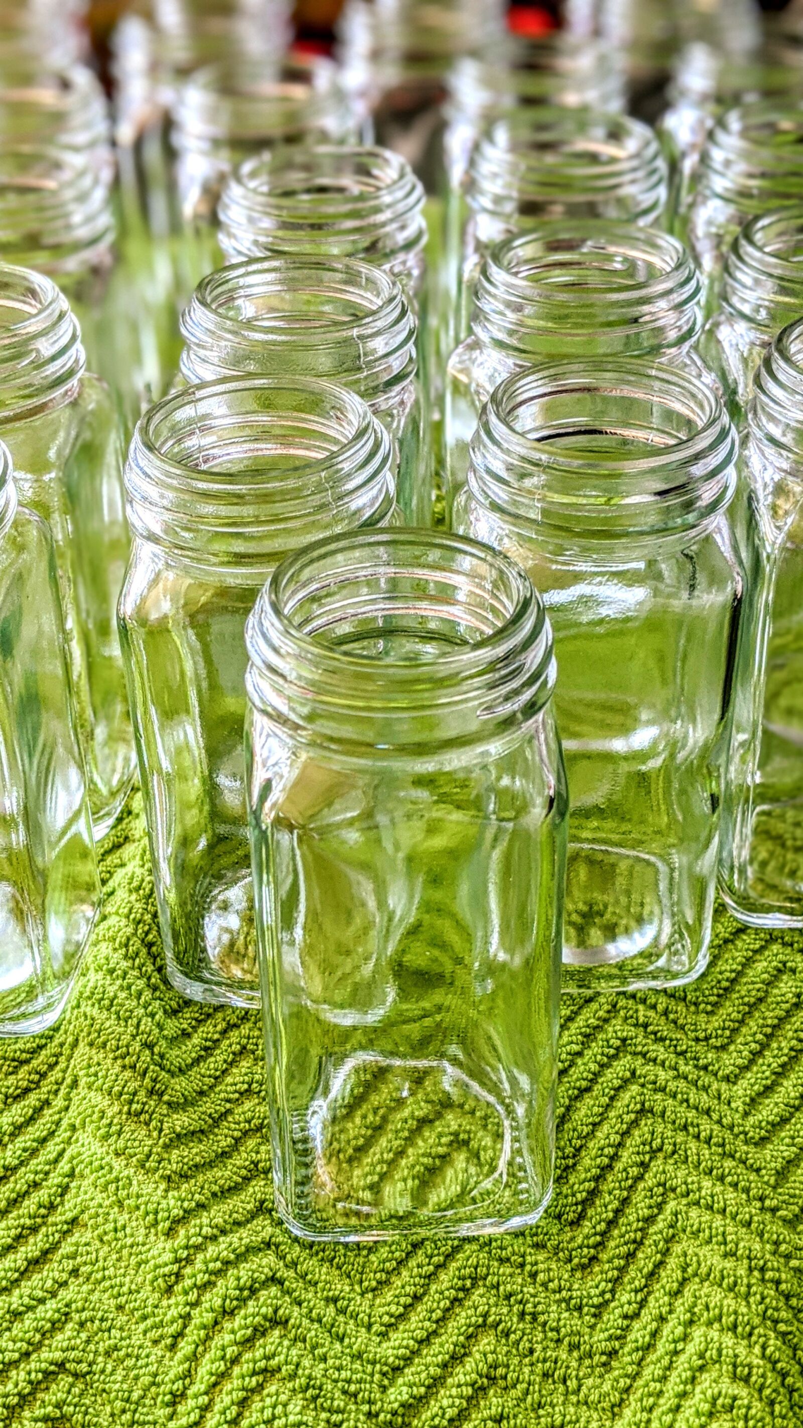 Google Pixel 3 sample photo. Jars, spice jar, kitchen photography