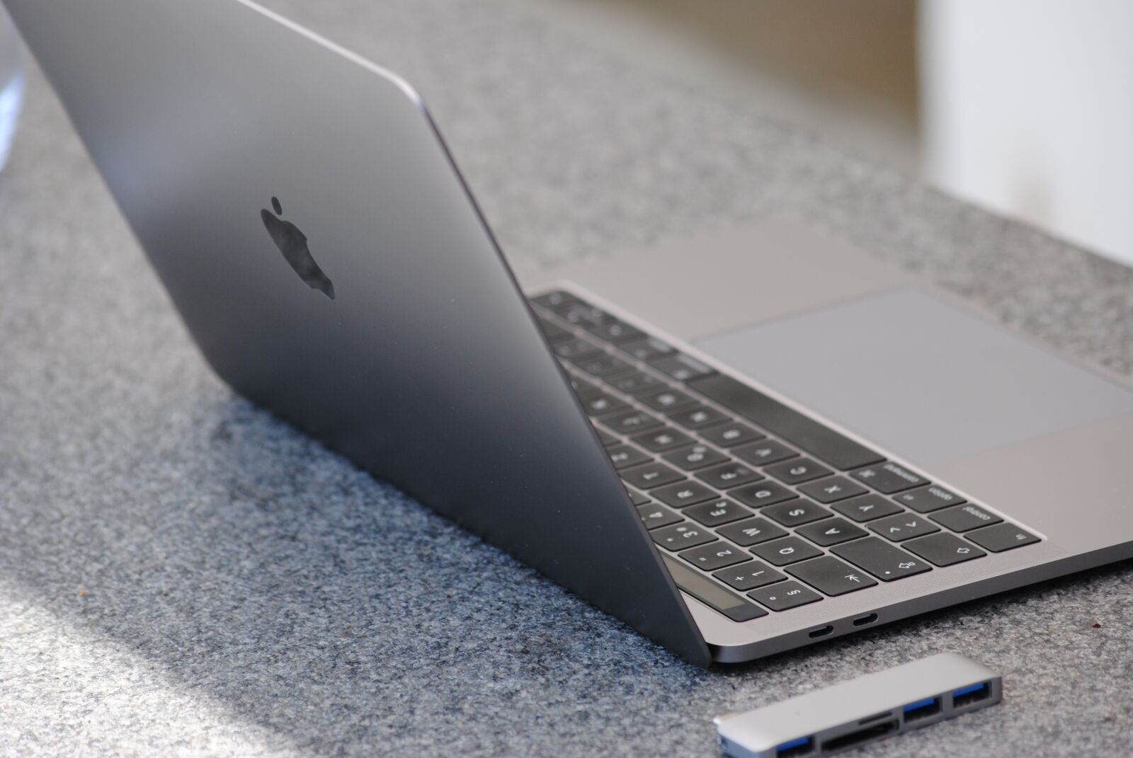Nikon D3000 sample photo. Macbook pro, 2016, adapter photography