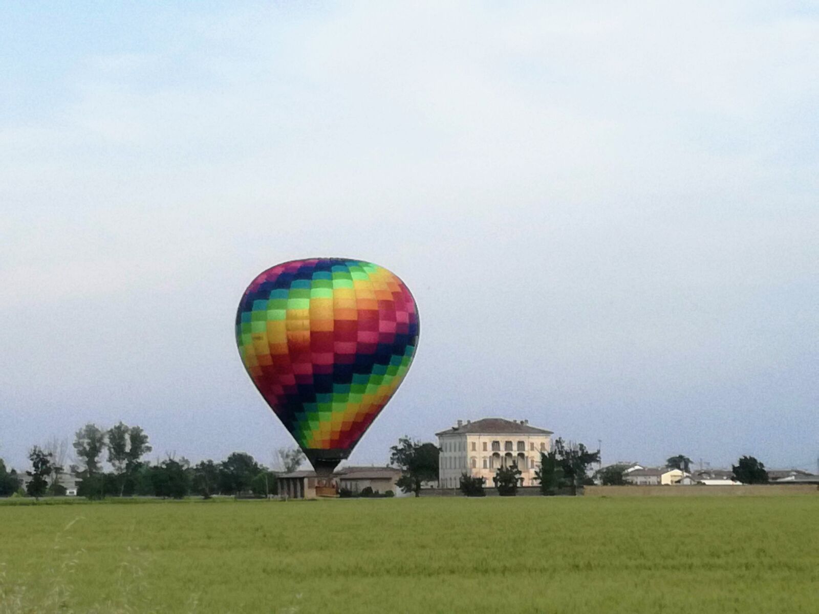 HUAWEI P9 LITE sample photo. Hot-air ballooning, landscape, sky photography