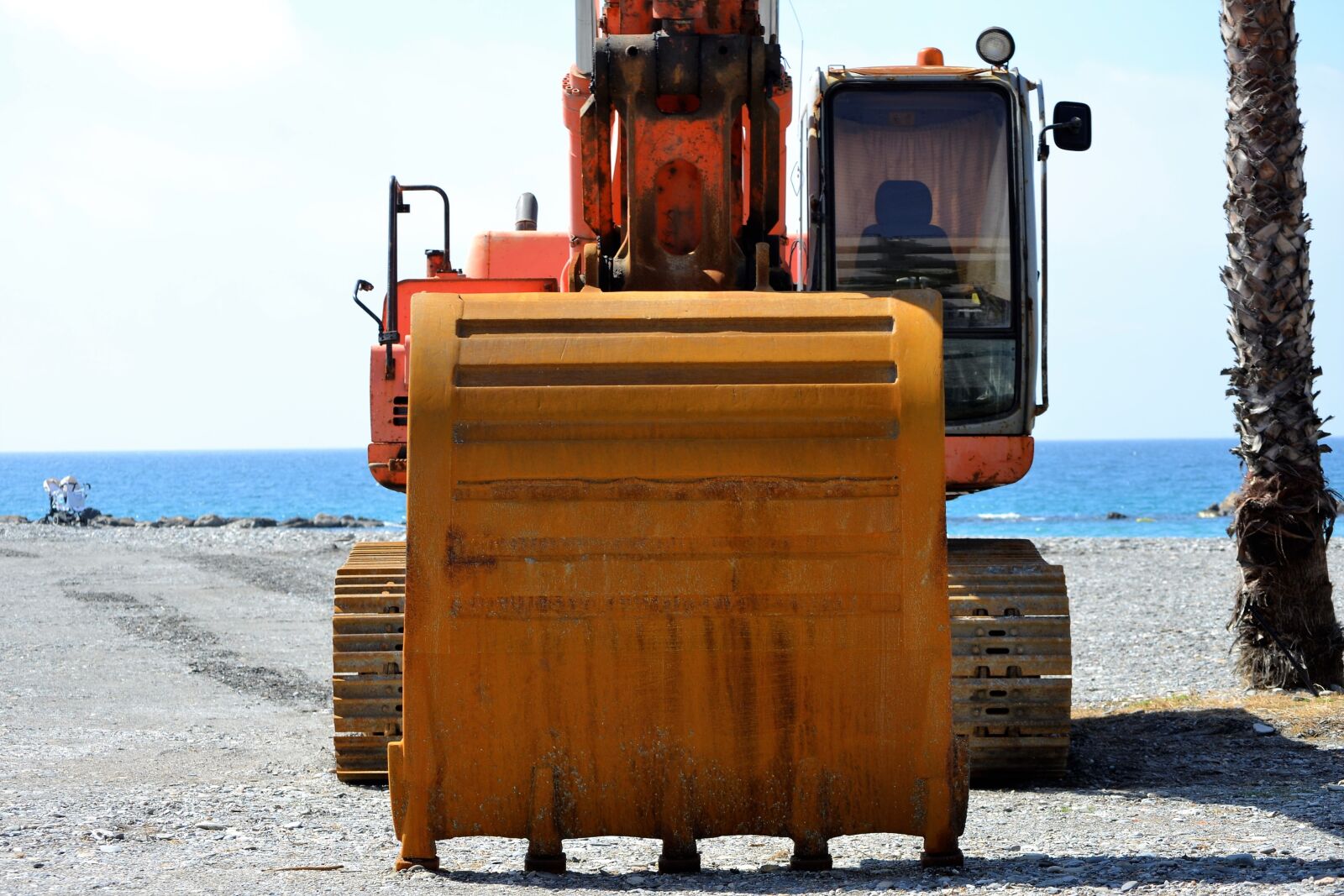 Nikon D3100 sample photo. Excavator, machine, works photography