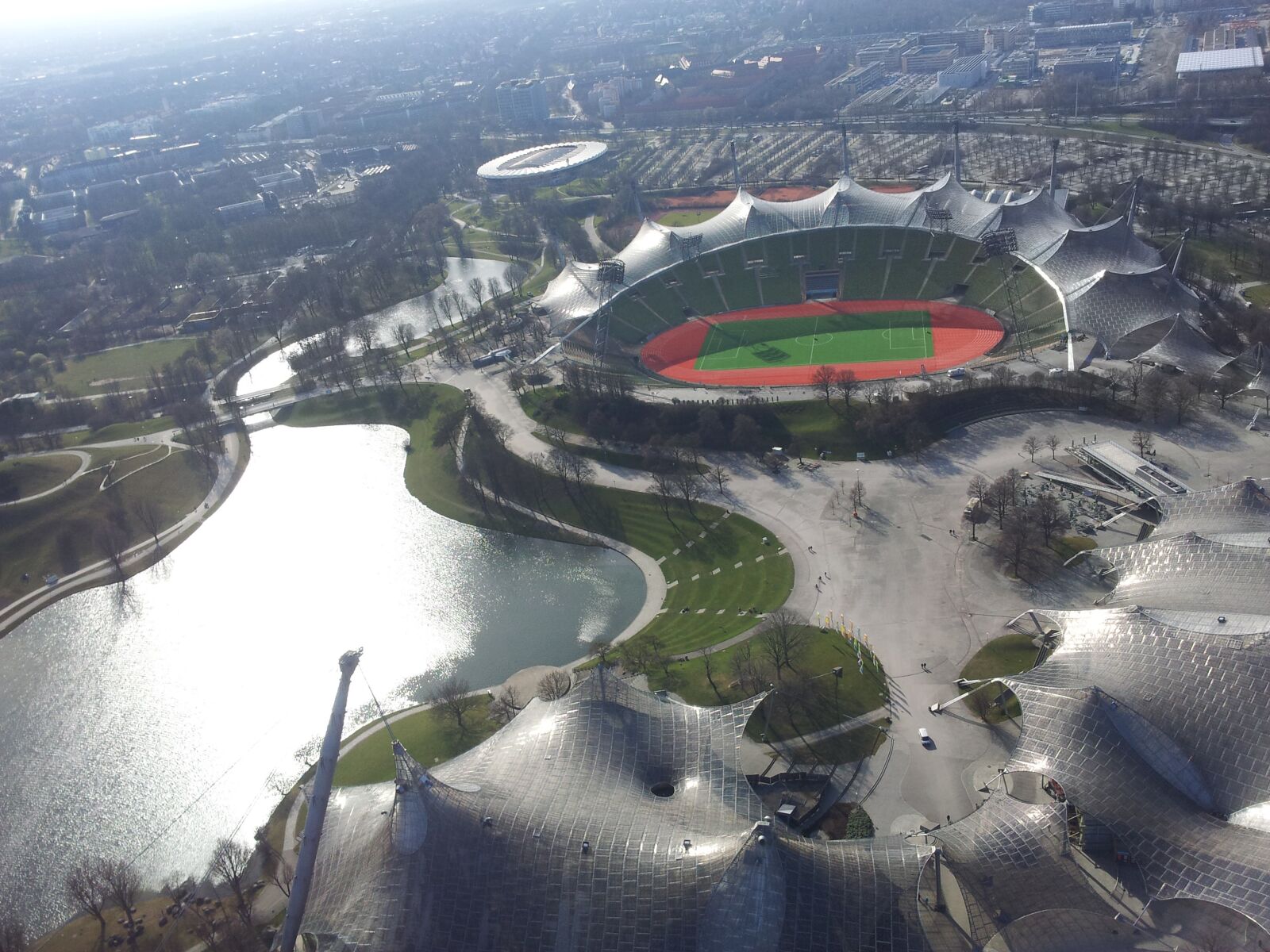 Samsung Galaxy S2 sample photo. Olympia tower, olympic park photography