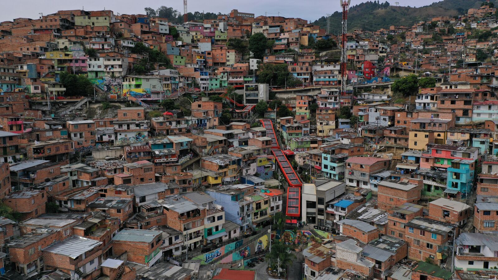 Hasselblad L1D-20c sample photo. Commune, graffiti, medellin photography